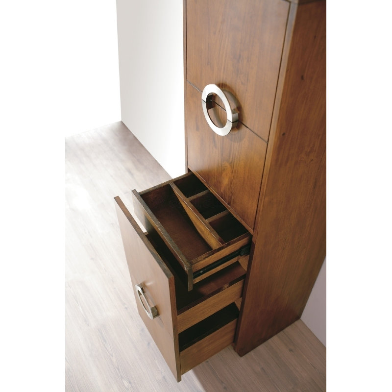 Bauhaus Bath Zed 16" x 60" Free Standing Linen Tower Wayfair