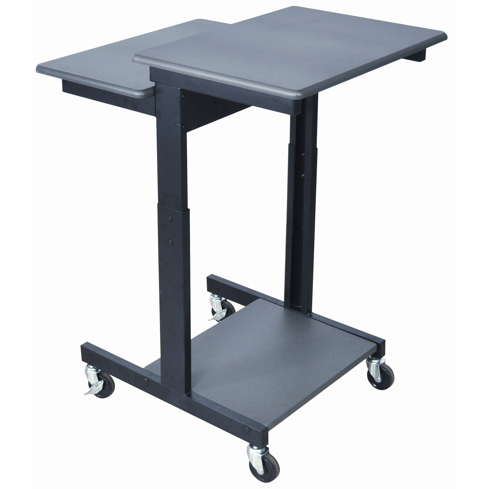 Luxor Mobile Adjustable Height Computer Workstation AV Cart & Reviews