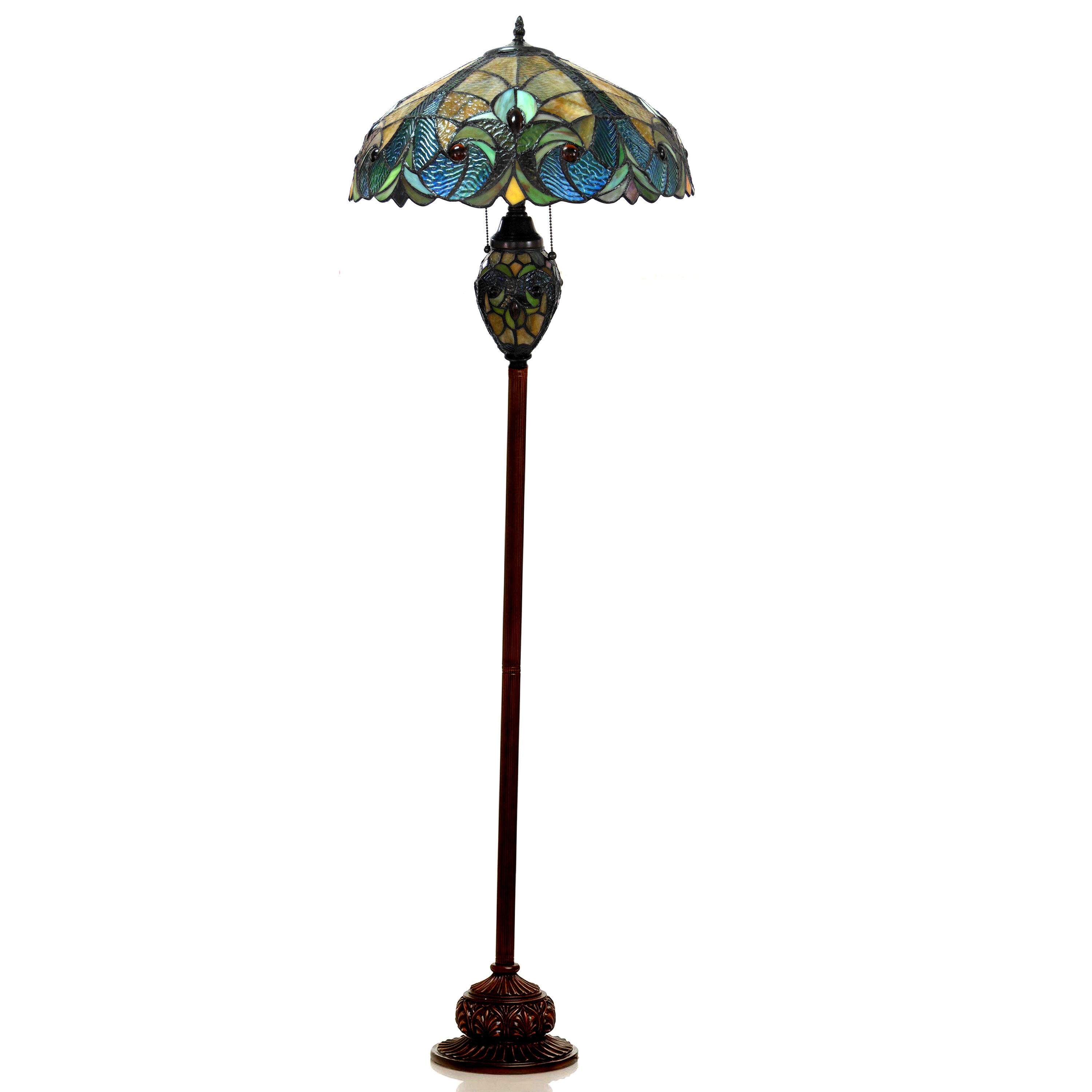 Chloe Lighting Victorian 65" Tiffany Floor Lamp & Reviews | Wayfair