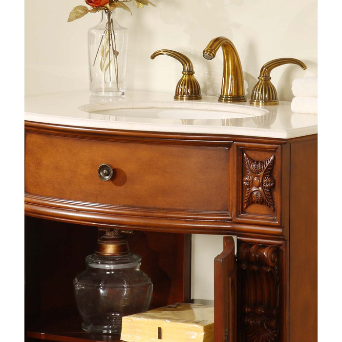 Silkroad Exclusive Savannah 33" Single Bathroom Vanity Set & Reviews