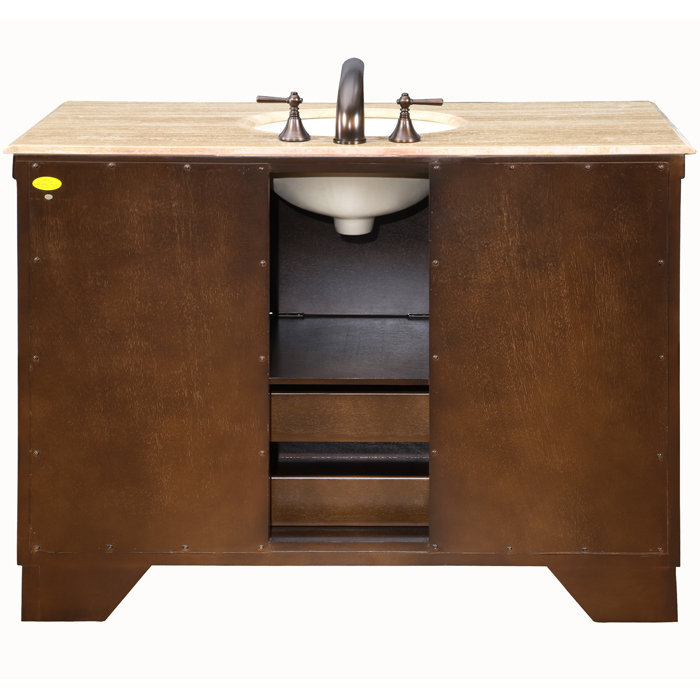 Silkroad Exclusive Albany 48" Single Bathroom Vanity Set & Reviews
