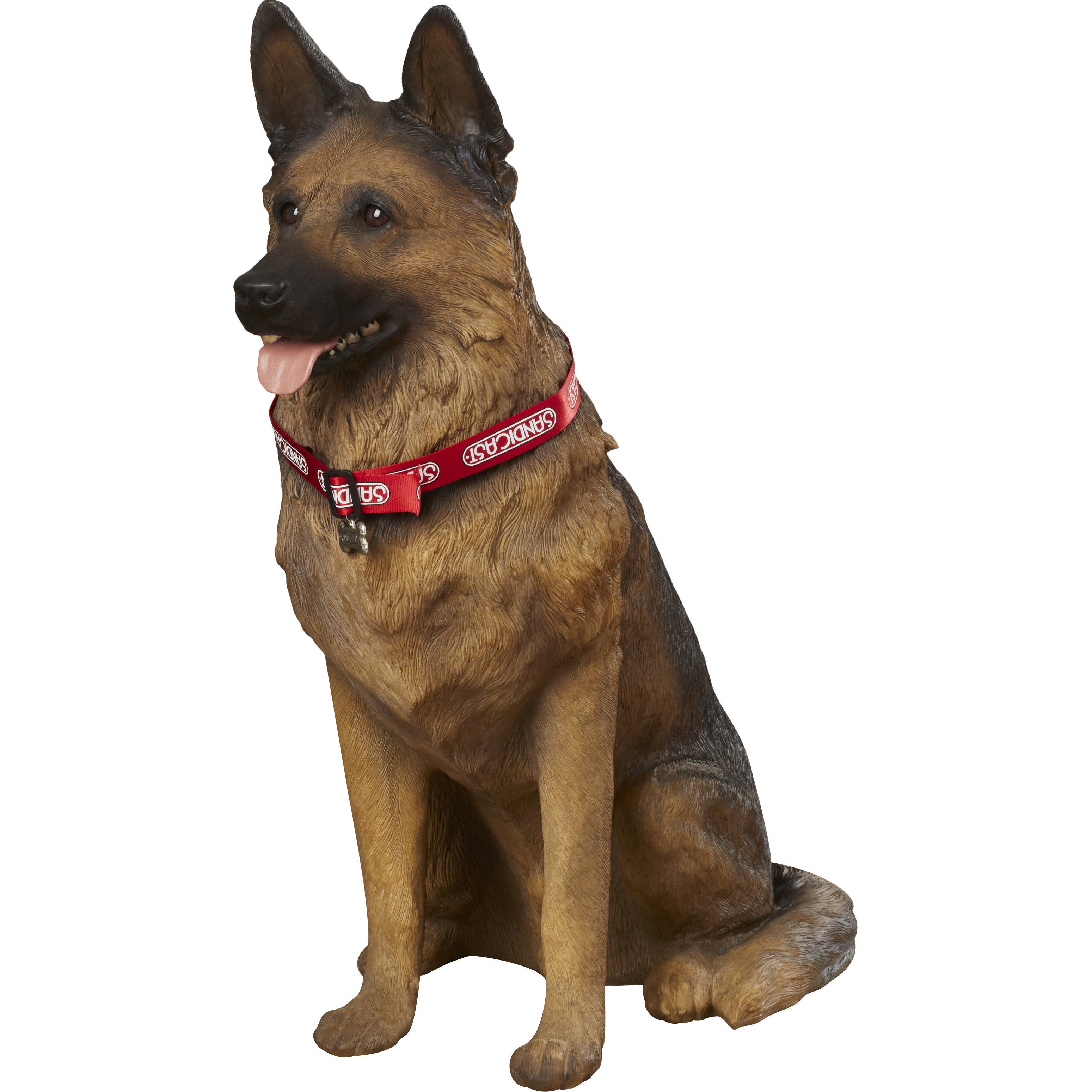 german shepherd resin statue