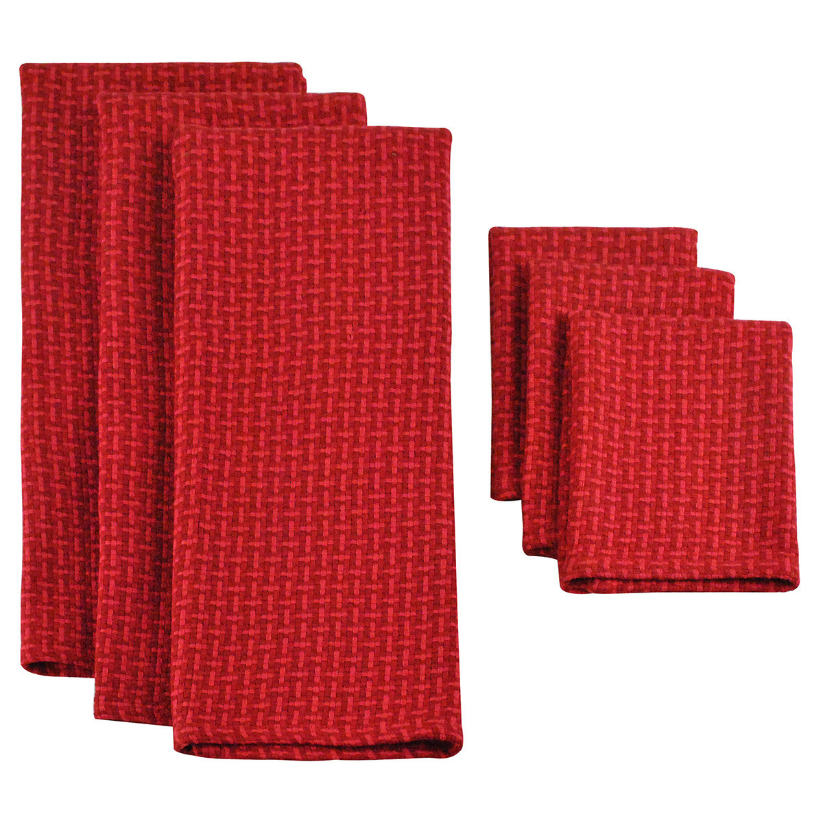 Design Imports 6 Piece Heavyweight Dish Towel & Dish Cloth Set