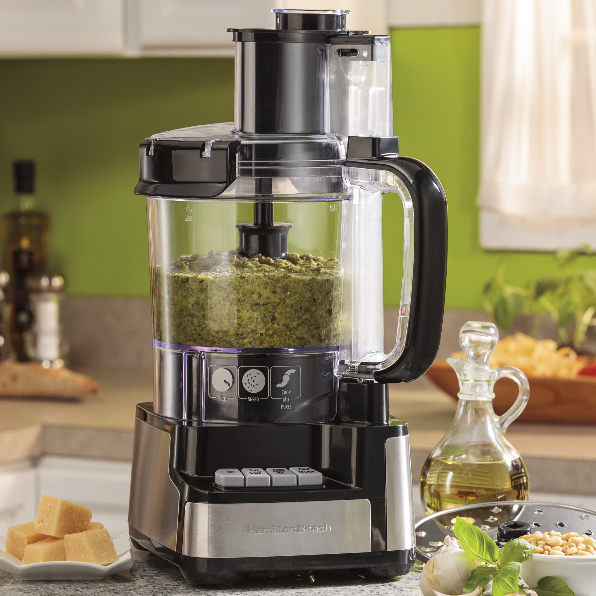 Hamilton Beach Stack & Snap 12Cup Food Processor & Reviews Wayfair