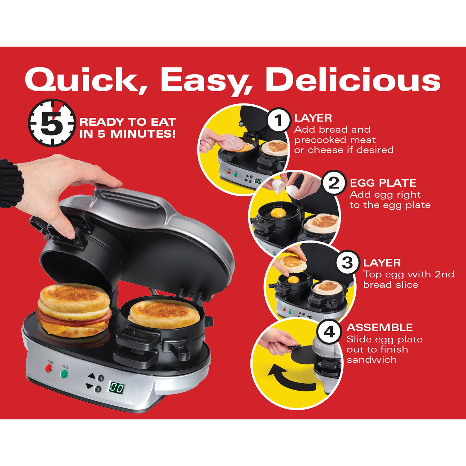 sandwich maker set