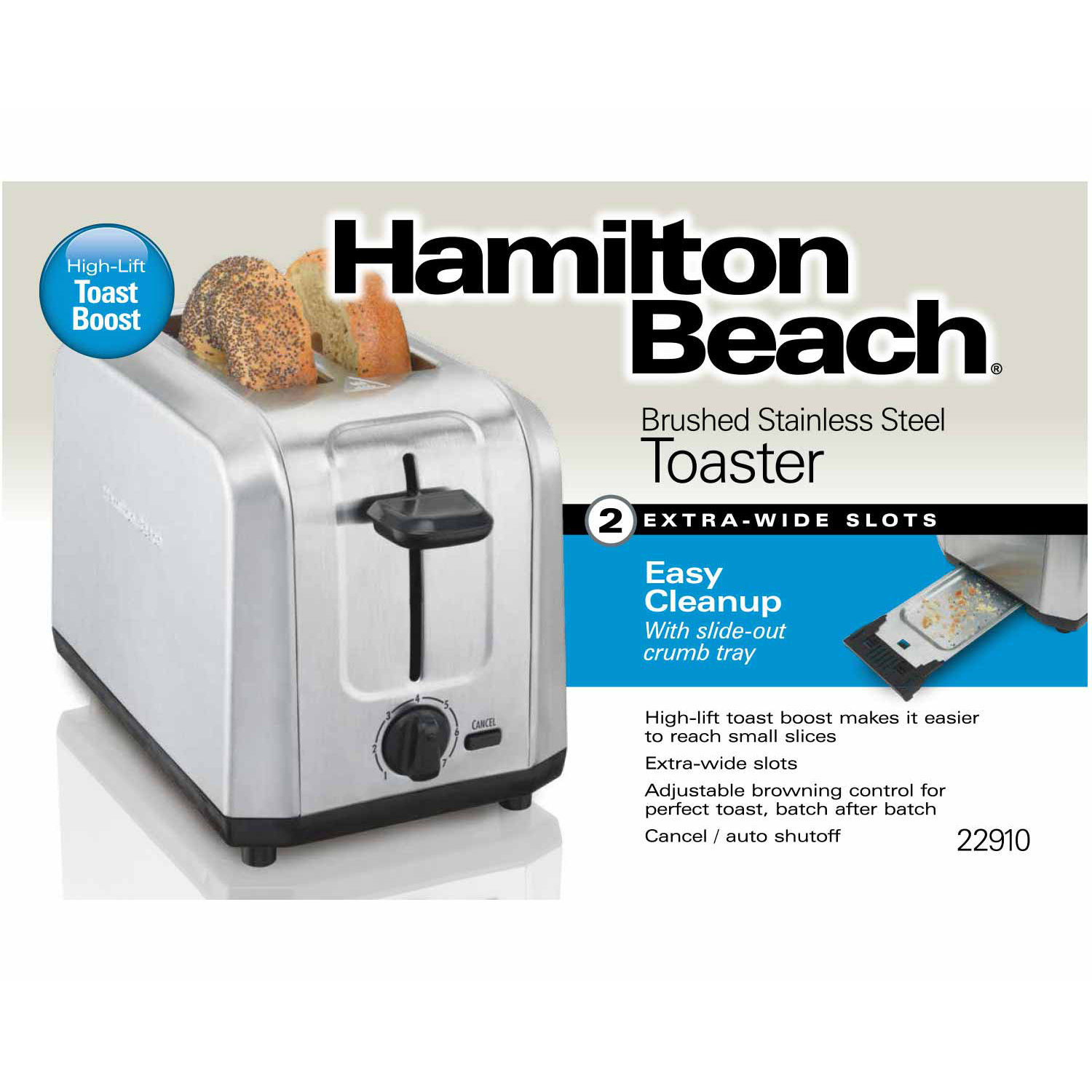 Hamilton Beach 2 Slice Brushed Toaster & Reviews Wayfair