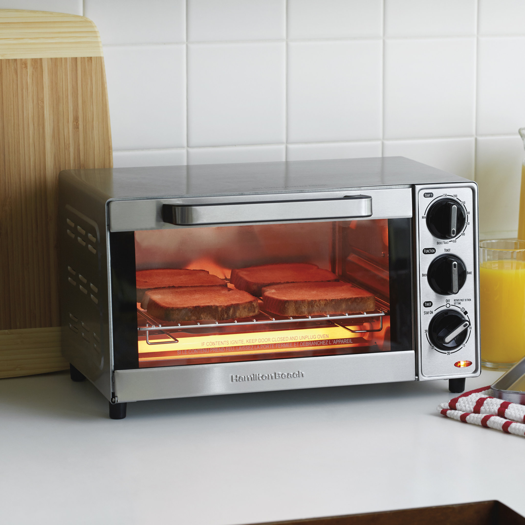 Hamilton Beach 4 Slice Toaster Oven & Reviews | Wayfair