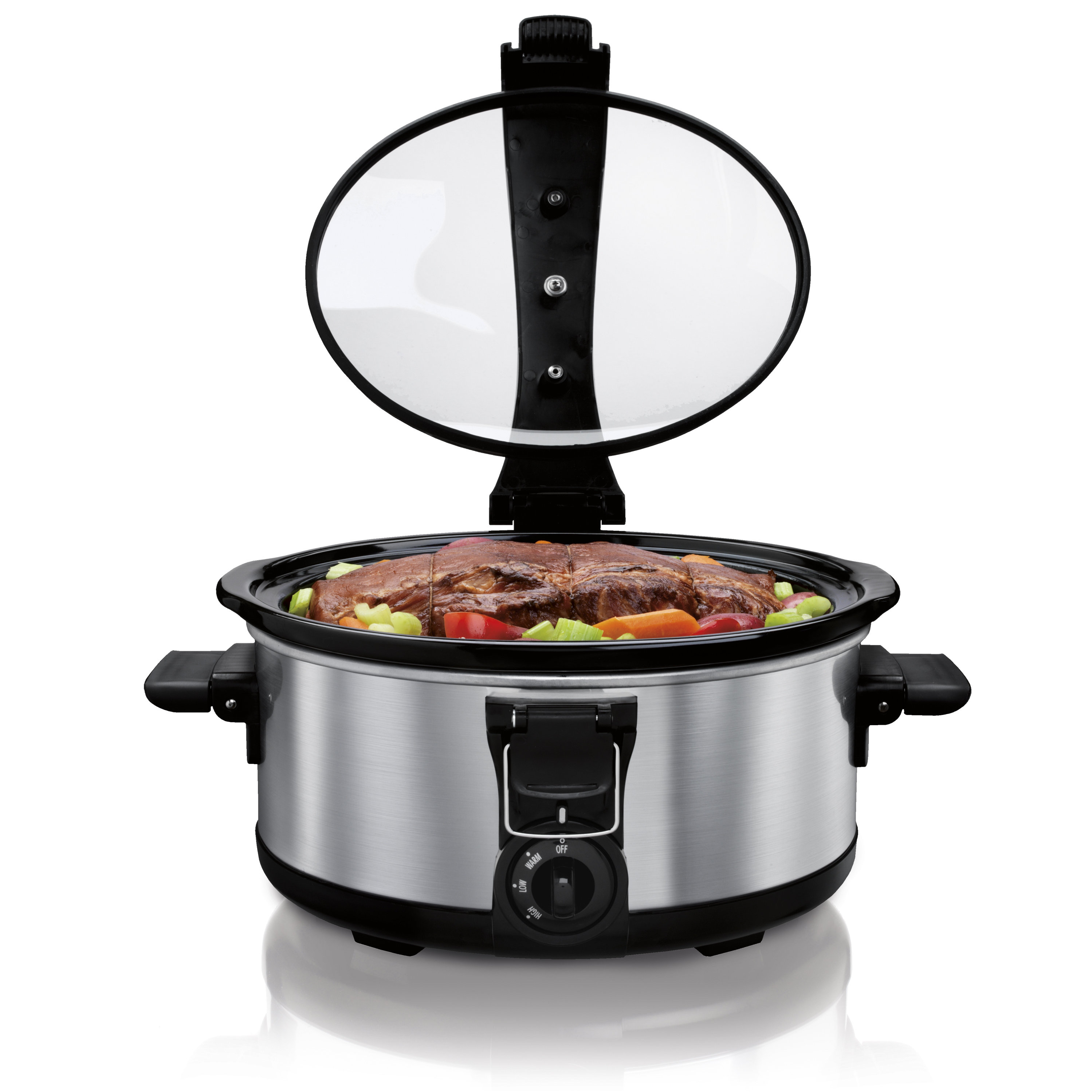 Hamilton Beach Stay or Go 6Quart Portable Slow Cooker & Reviews Wayfair