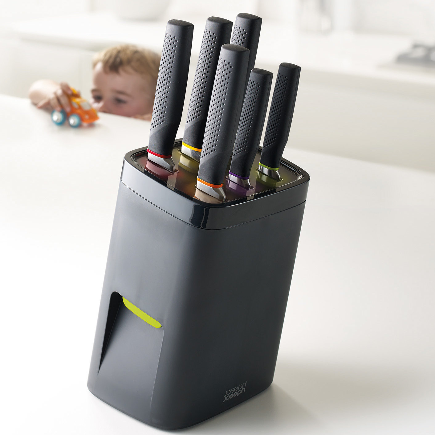 Joseph Joseph Lockblock 6 Piece Knife Block Set & Reviews Wayfair