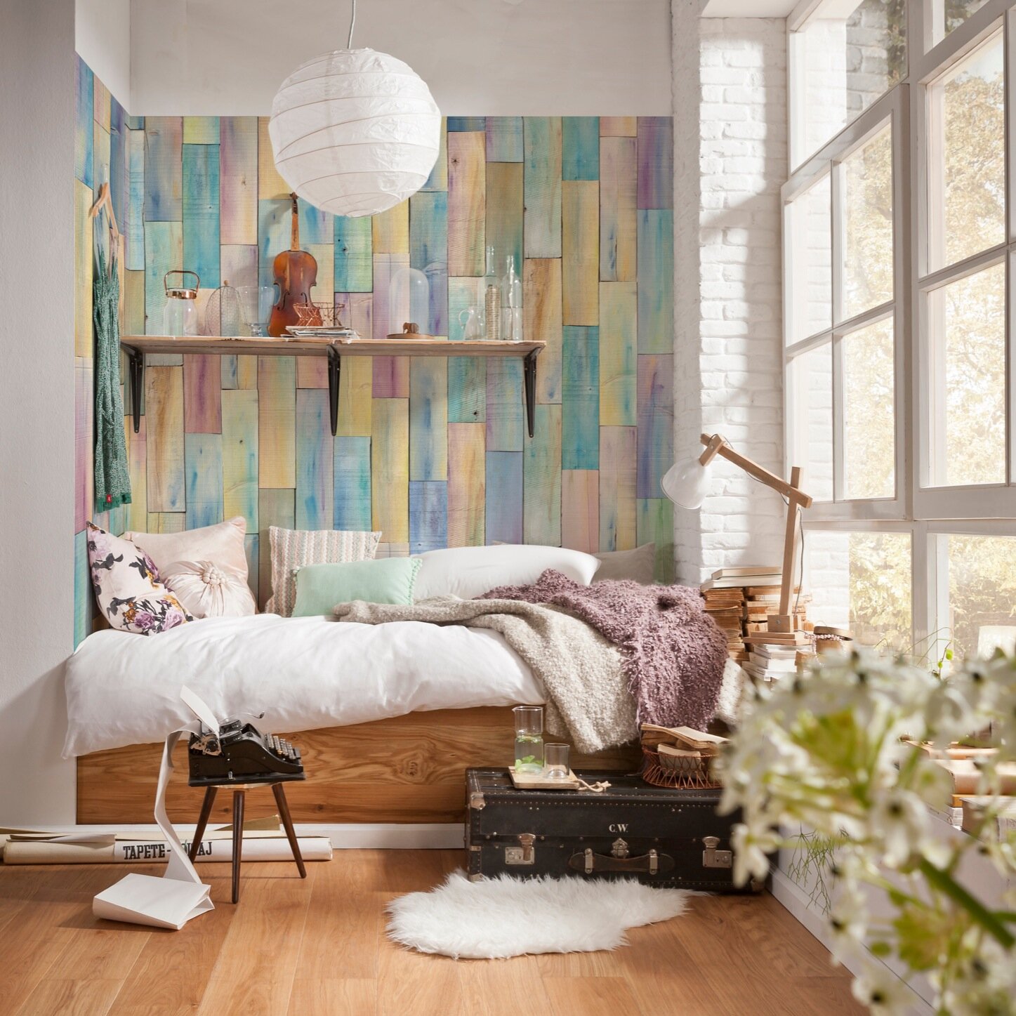 WallPops! Komar Painted Wood Wall Mural & Reviews | Wayfair