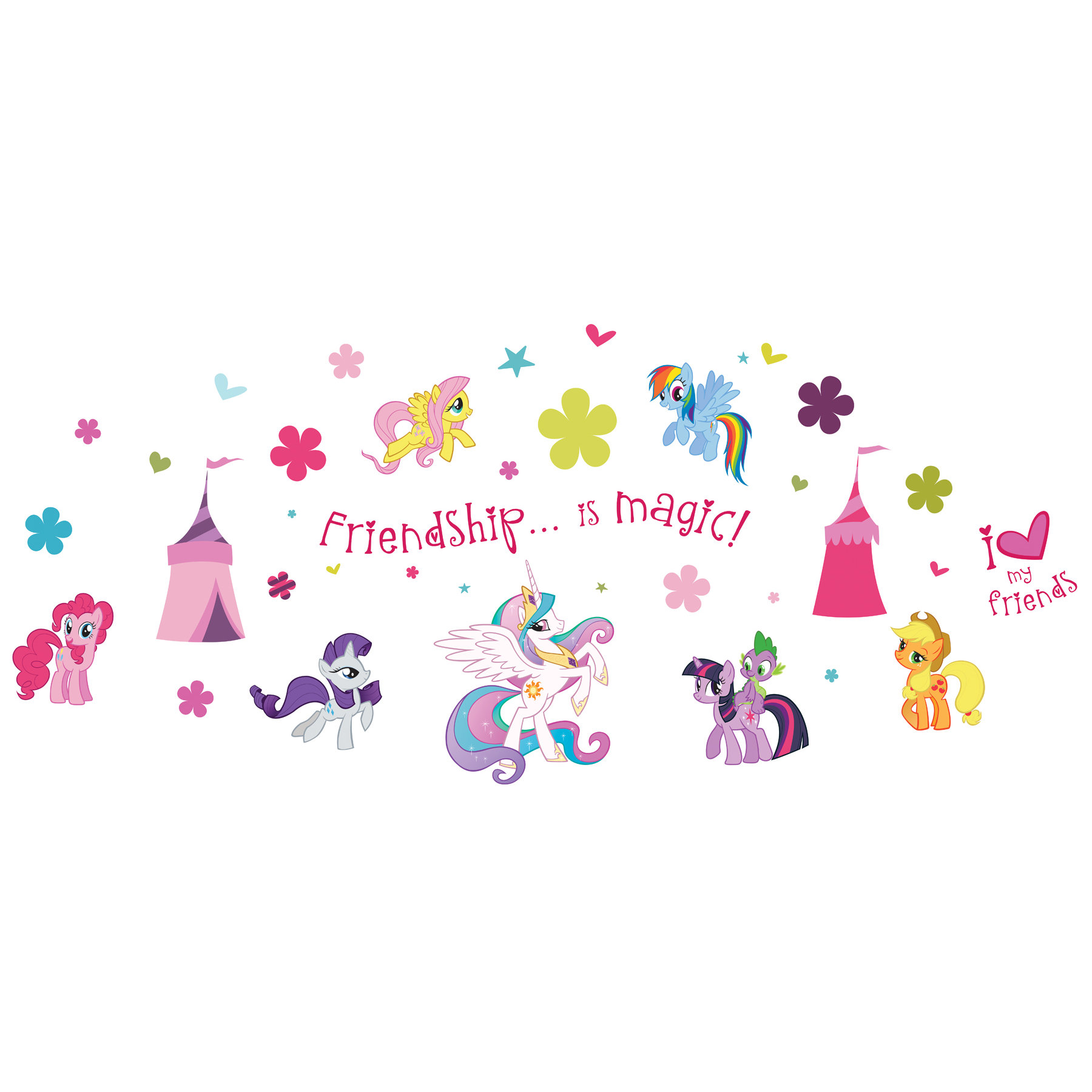 WallPops! My Little Pony Wall Decal Wayfair