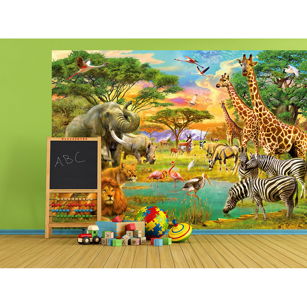 WallPops! On Safari Wall Mural & Reviews Wayfair