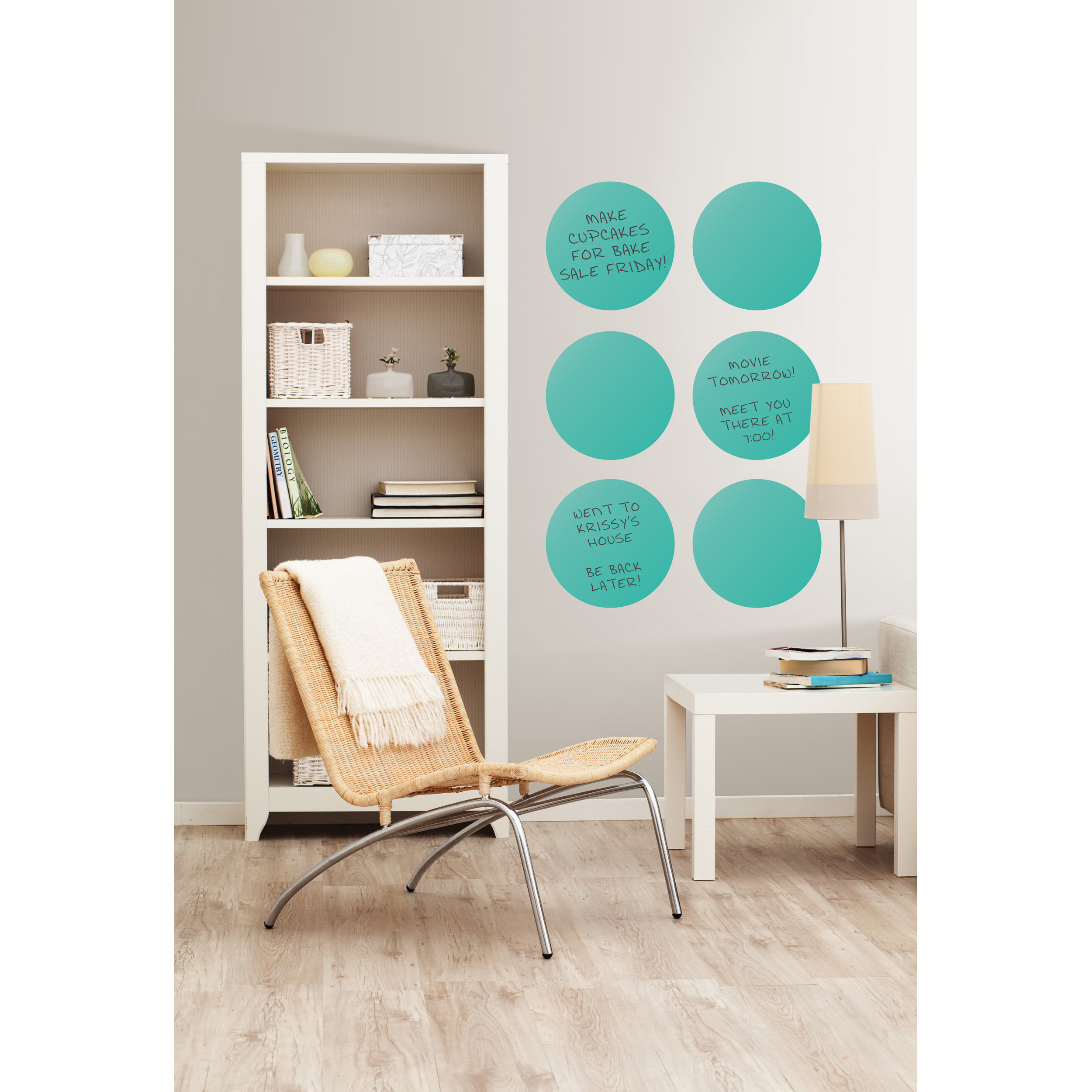 Brewster Home Fashions WallPops DryErase Dot Whiteboard Wall Decal