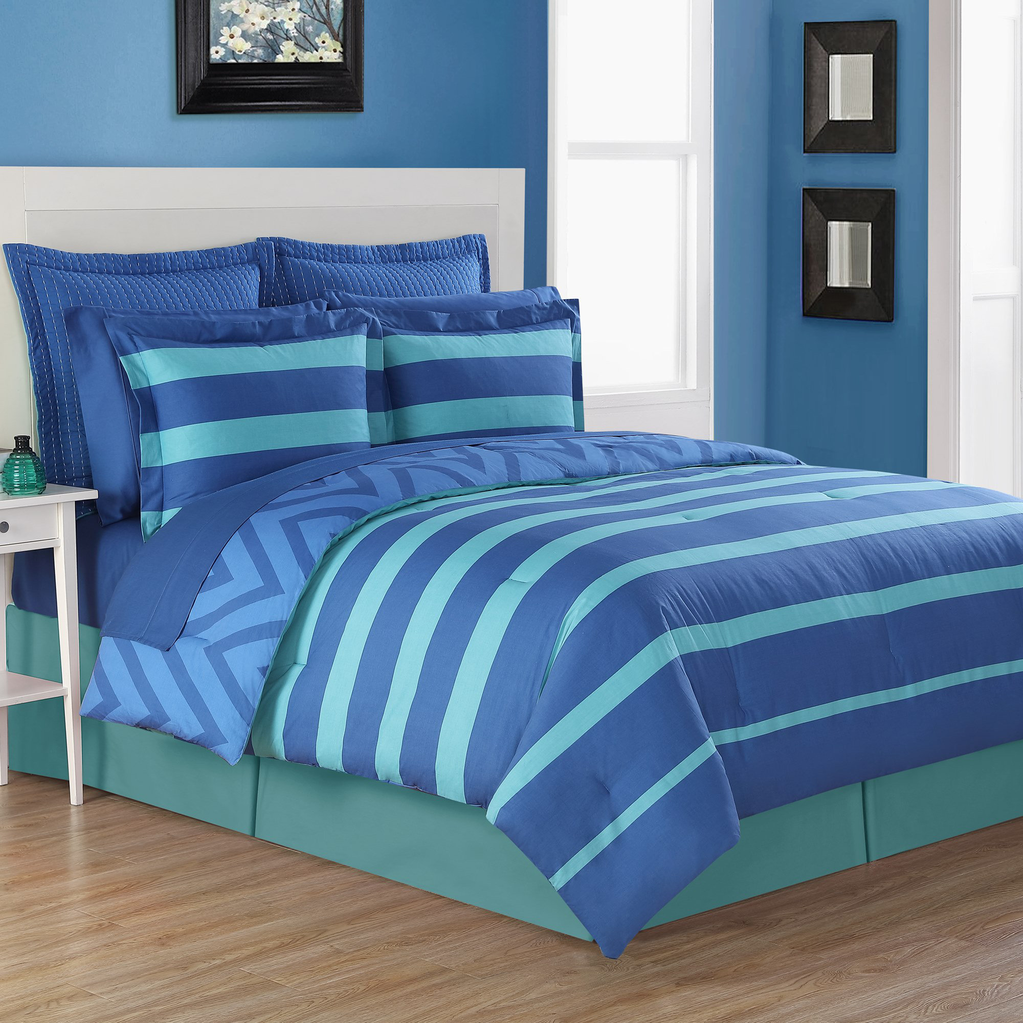 Fiesta Biscay Reversible Comforter Set & Reviews Wayfair