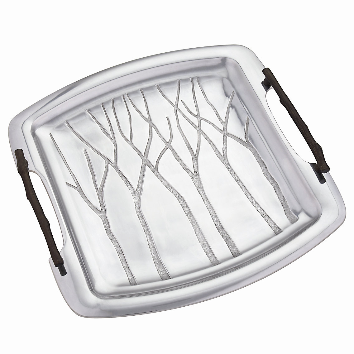 Lenox Park City Metallic Square Serving Tray & Reviews Wayfair