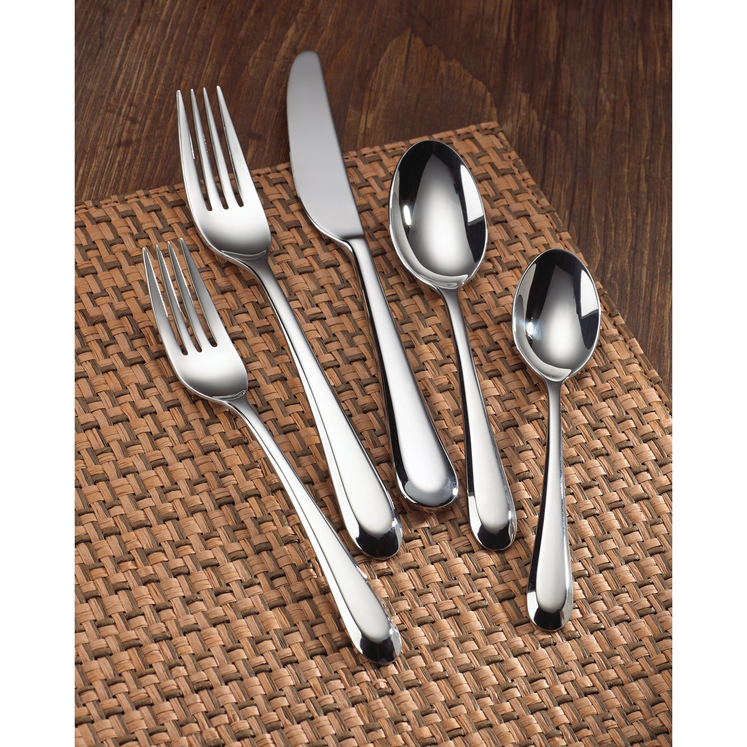 Lenox Belmont 5 Piece Flatware Set & Reviews Wayfair