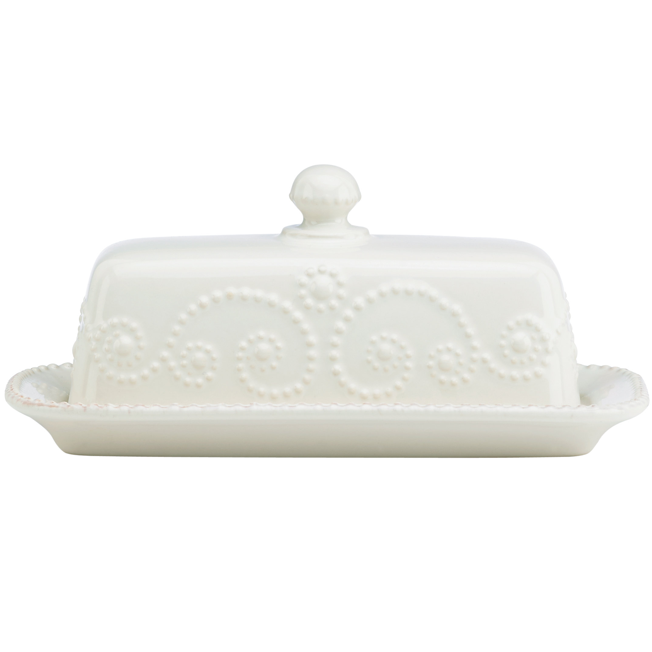 Lenox French Perle Covered Butter Dish & Reviews Wayfair