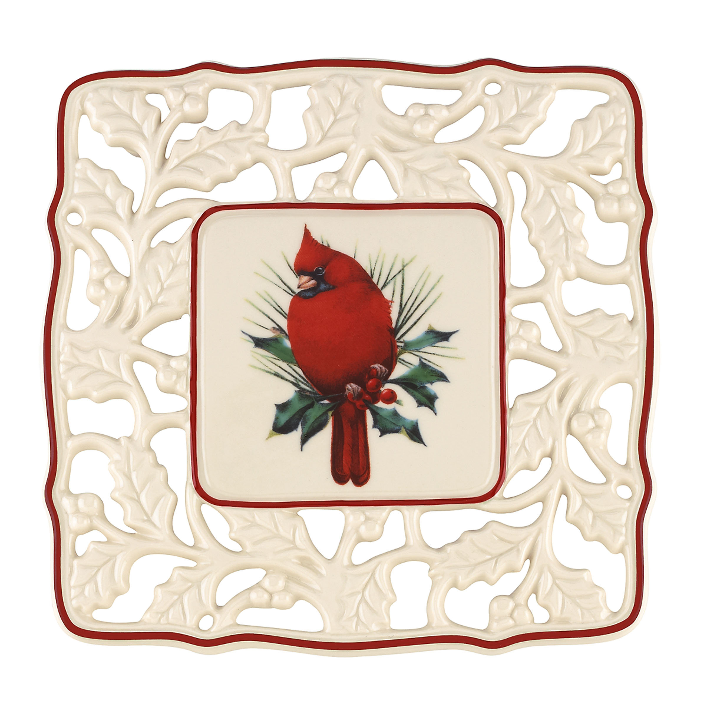 Lenox Winter Greetings Pierced Trivet | Wayfair