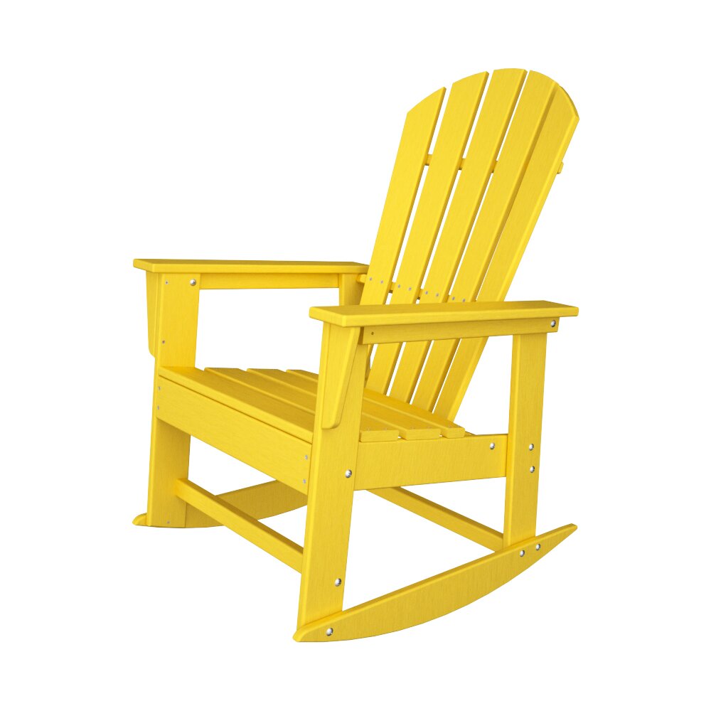 POLYWOOD® South Beach Shell Back Rocking Chair &amp; Reviews 