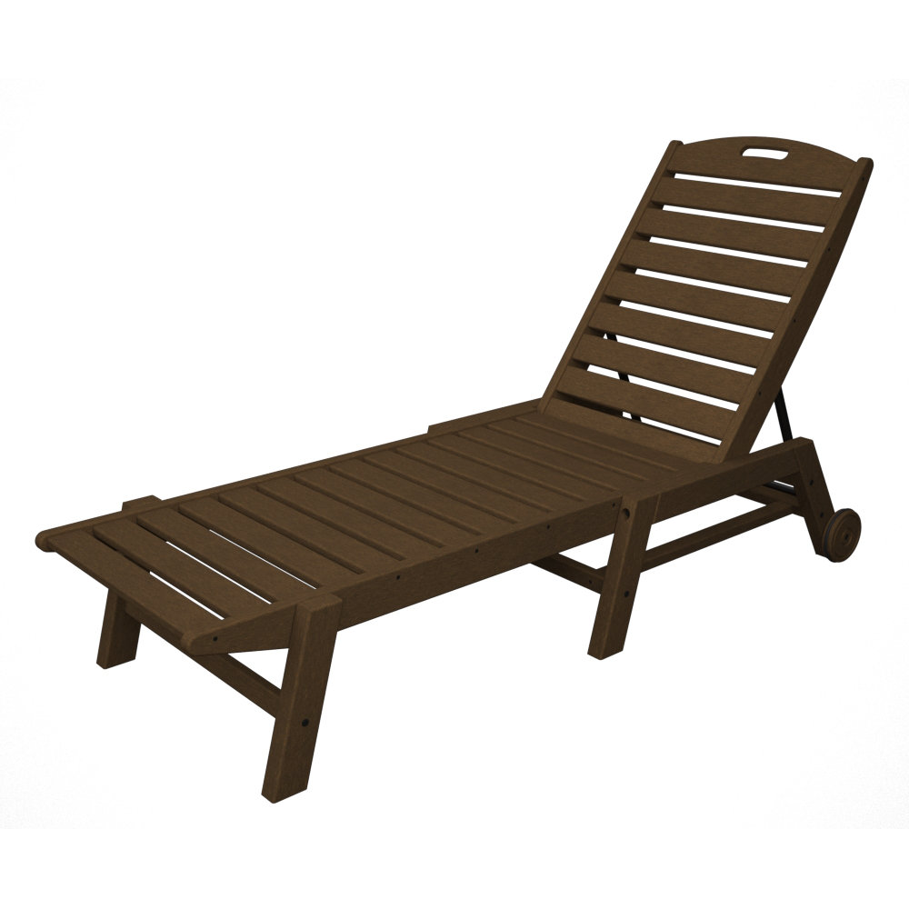 POLYWOOD® Nautical Chaise Lounge & Reviews Wayfair