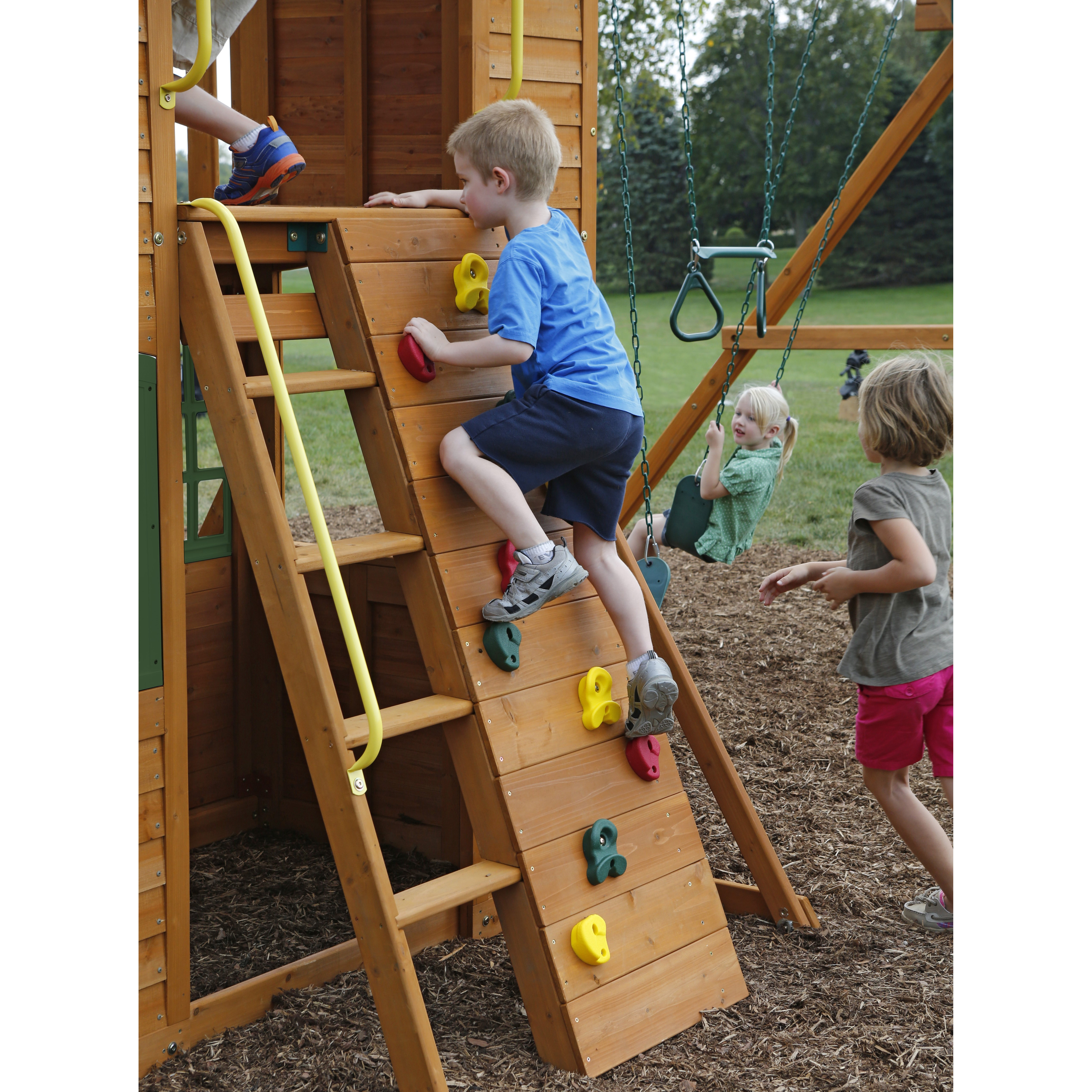 Big Backyard Somerset Lodge Swing Set | Wayfair