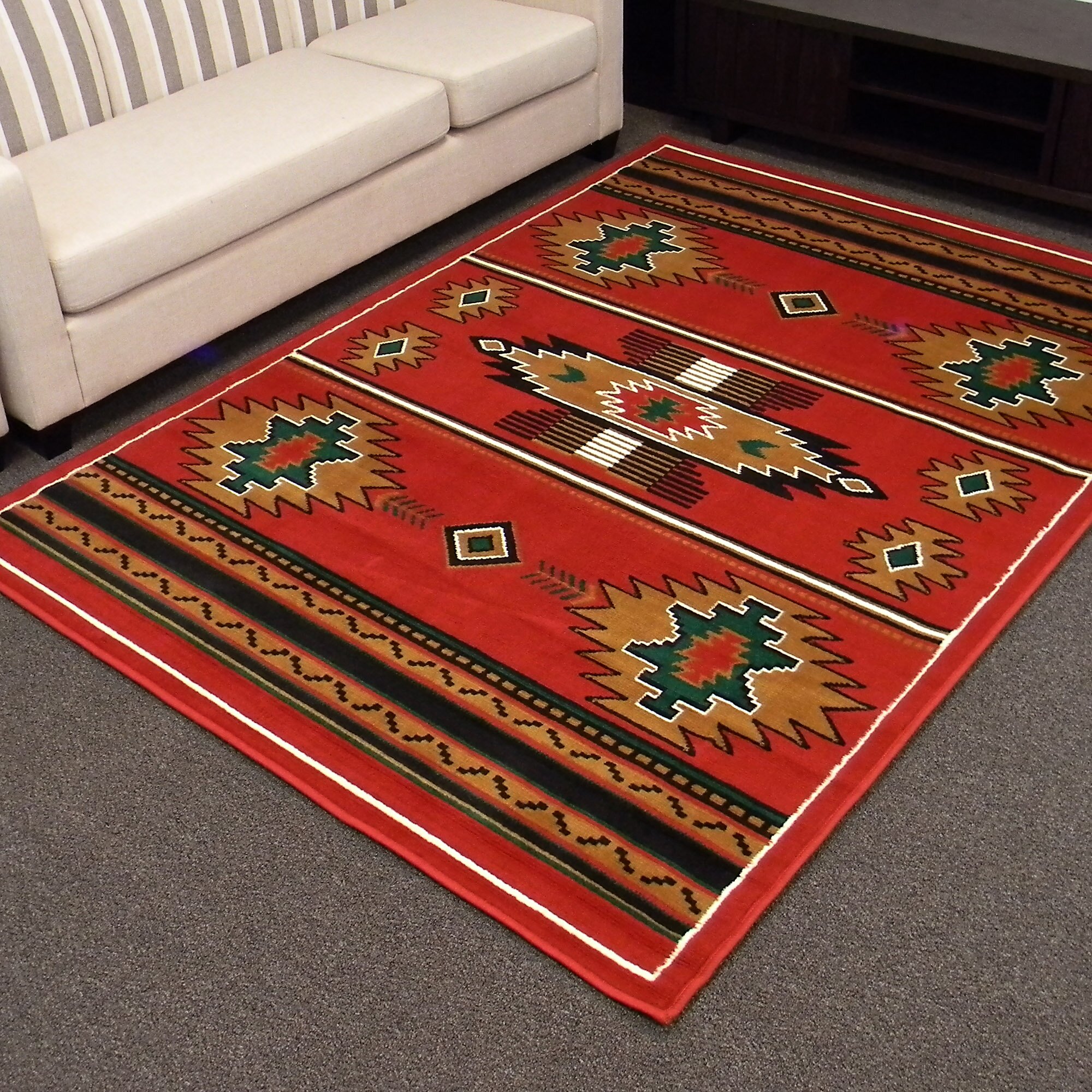 Donnieann Company Tajmahal Red Southwestern Rug And Reviews Wayfair 3346