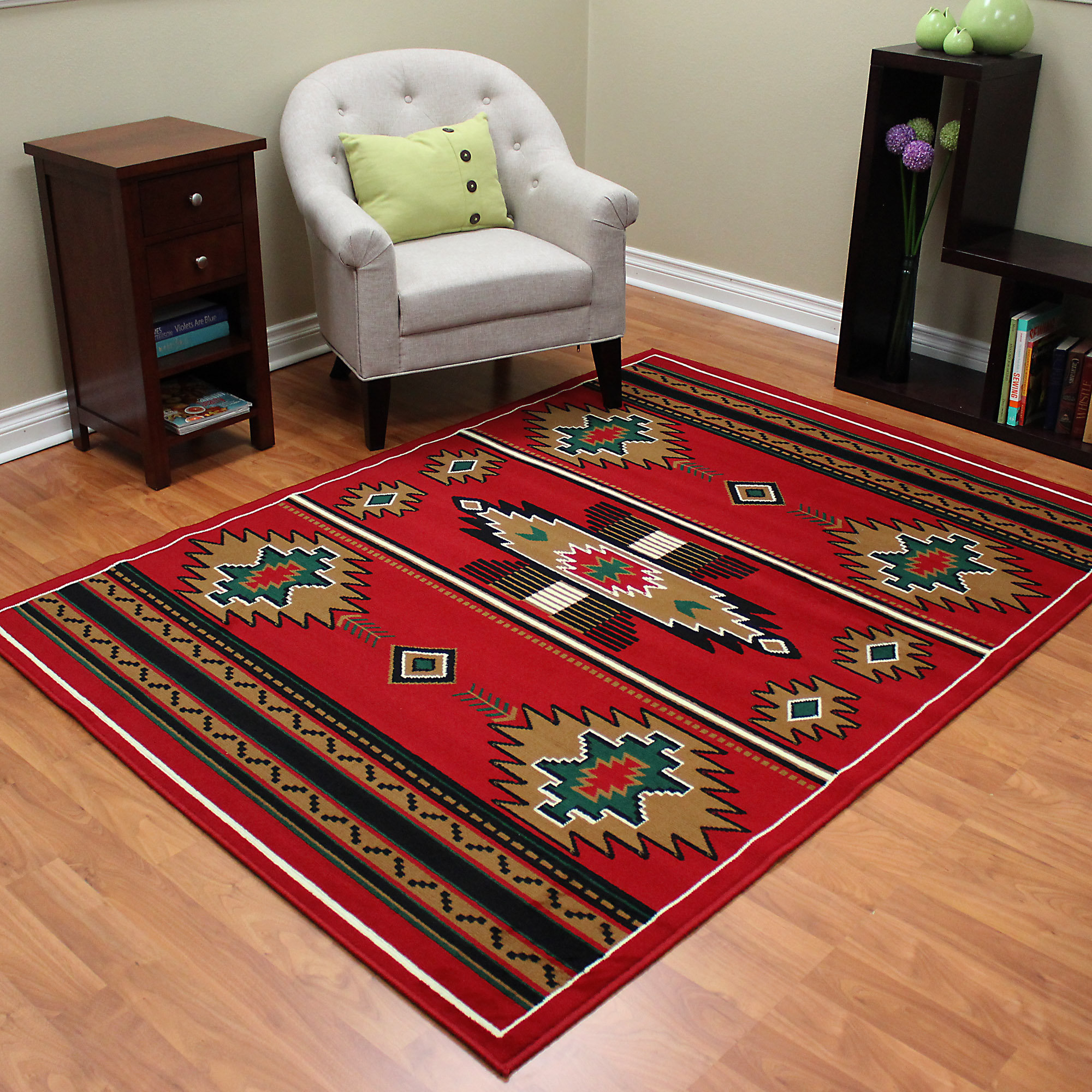 DonnieAnn Company TajMahal Red Southwestern Rug & Reviews Wayfair
