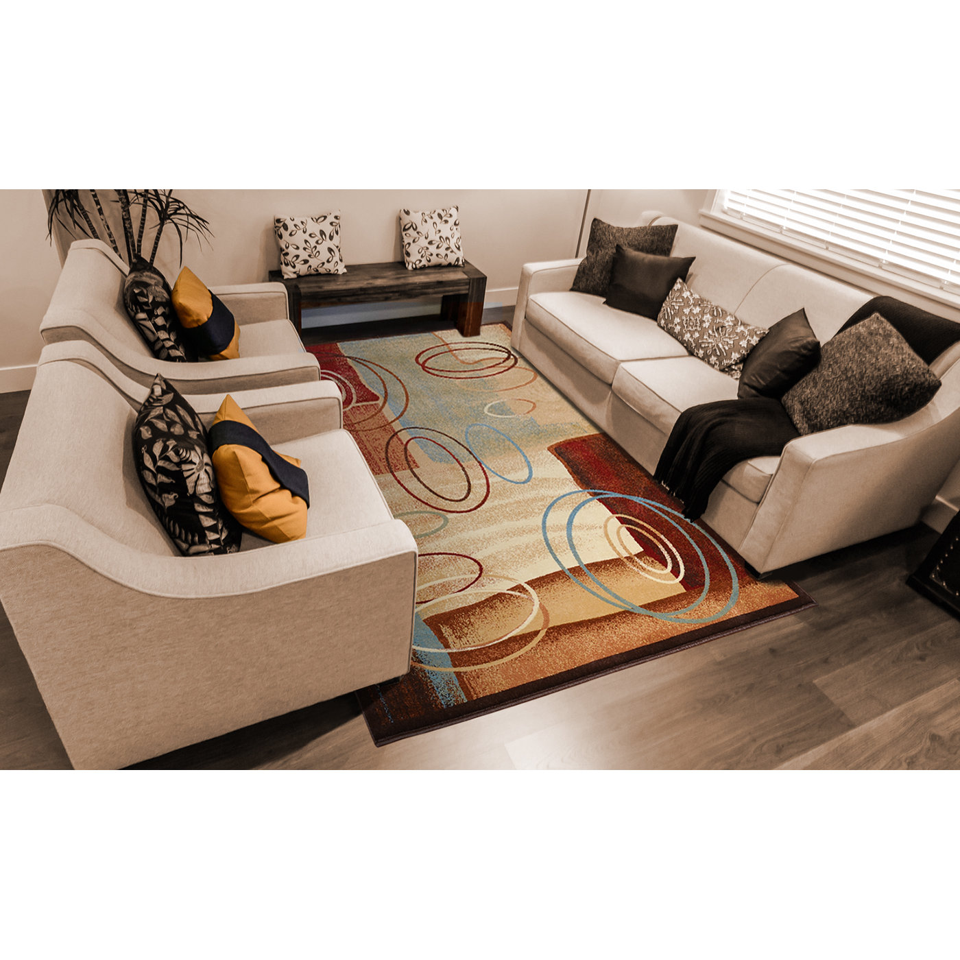 Home Dynamix Madlena Brown Area Rug & Reviews Wayfair
