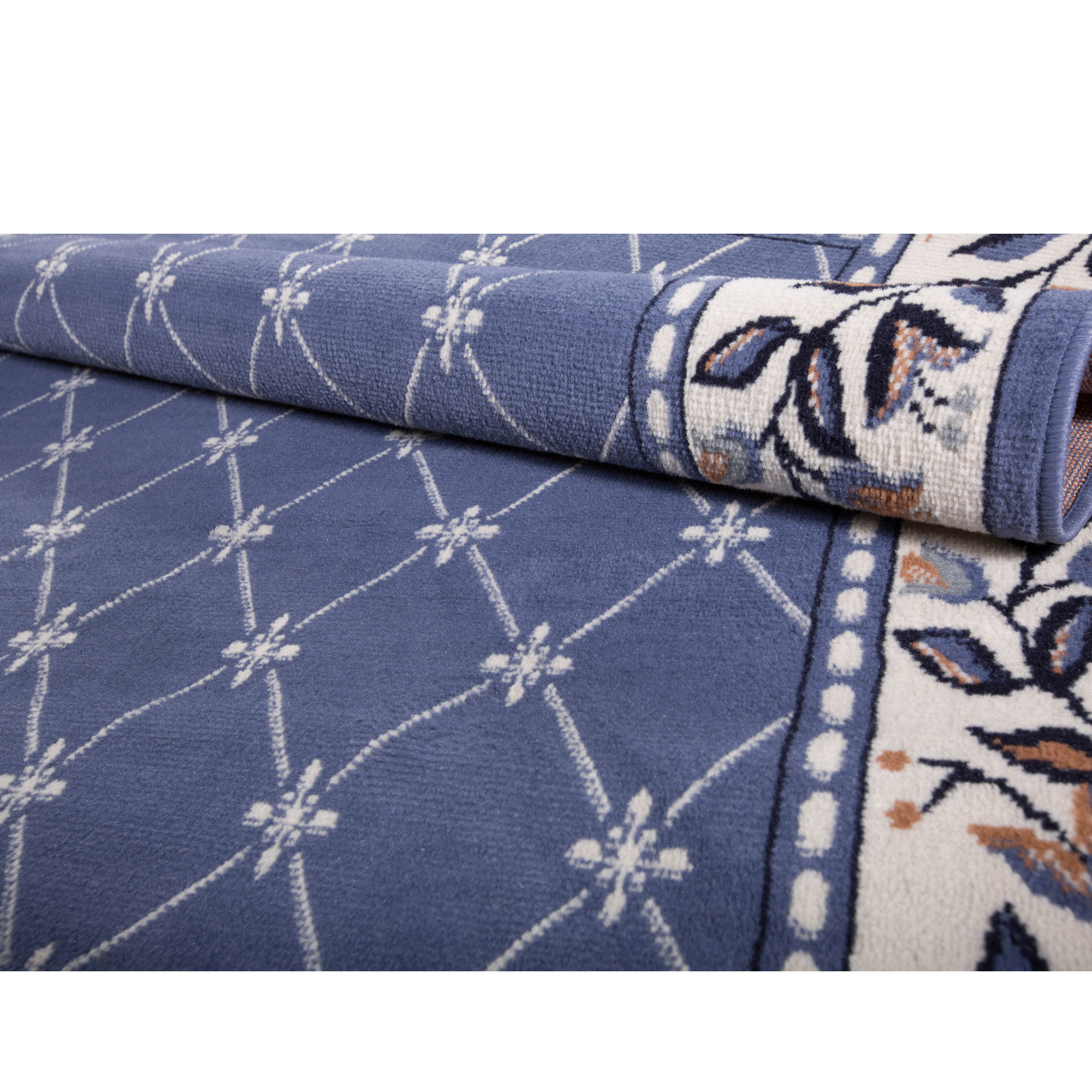 Home Dynamix Geometric Country Blue Area Rug & Reviews Wayfair