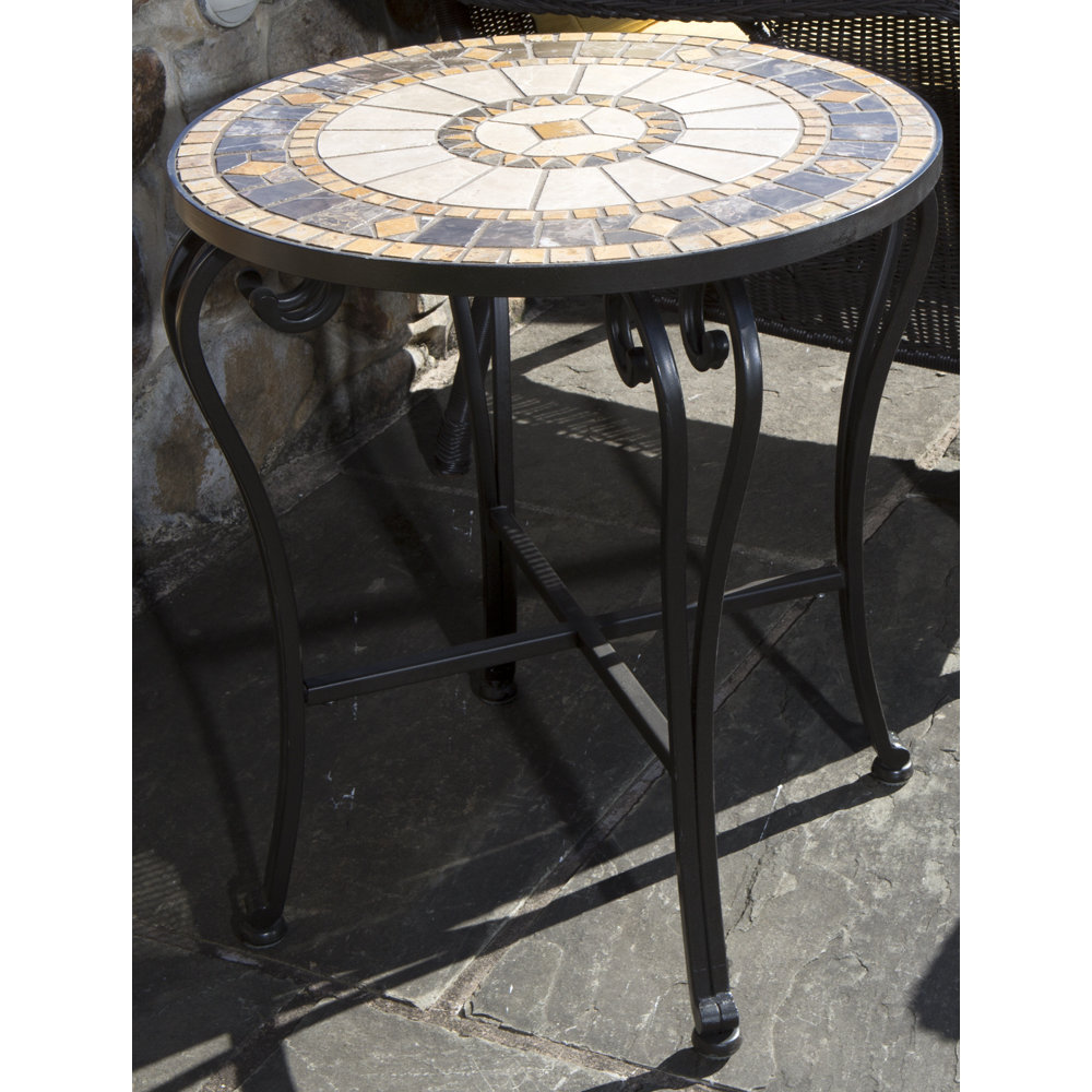 Alfresco Home Compass Mosaic Side Table Wayfair