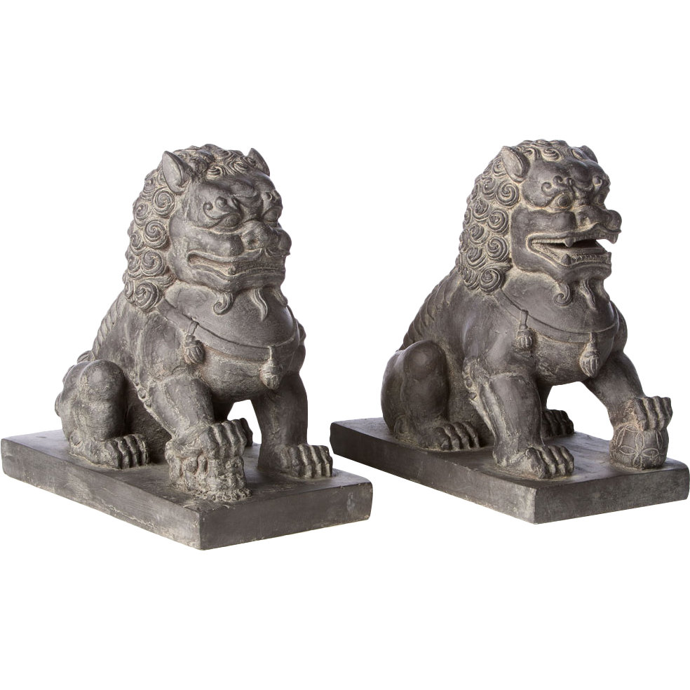 Alfresco Home Foo Dogs Garden Statue Alfresco Home Foo Dogs Garden Statue