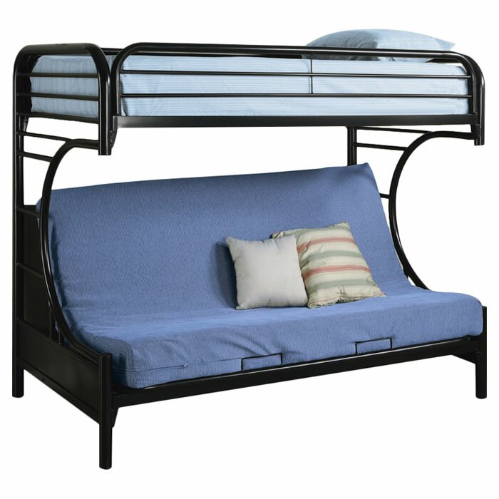 Wildon Home ® Fall Creek Twin Over Full Futon Bunk Bed & Reviews | Wayfair