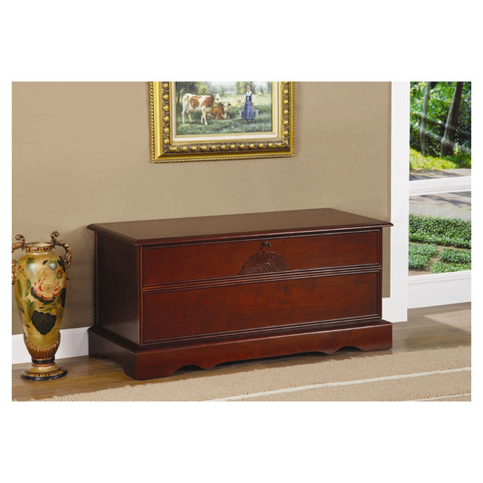 Wildon Home ® Cherry Cedar Chest with Locking Lid & Reviews Wayfair