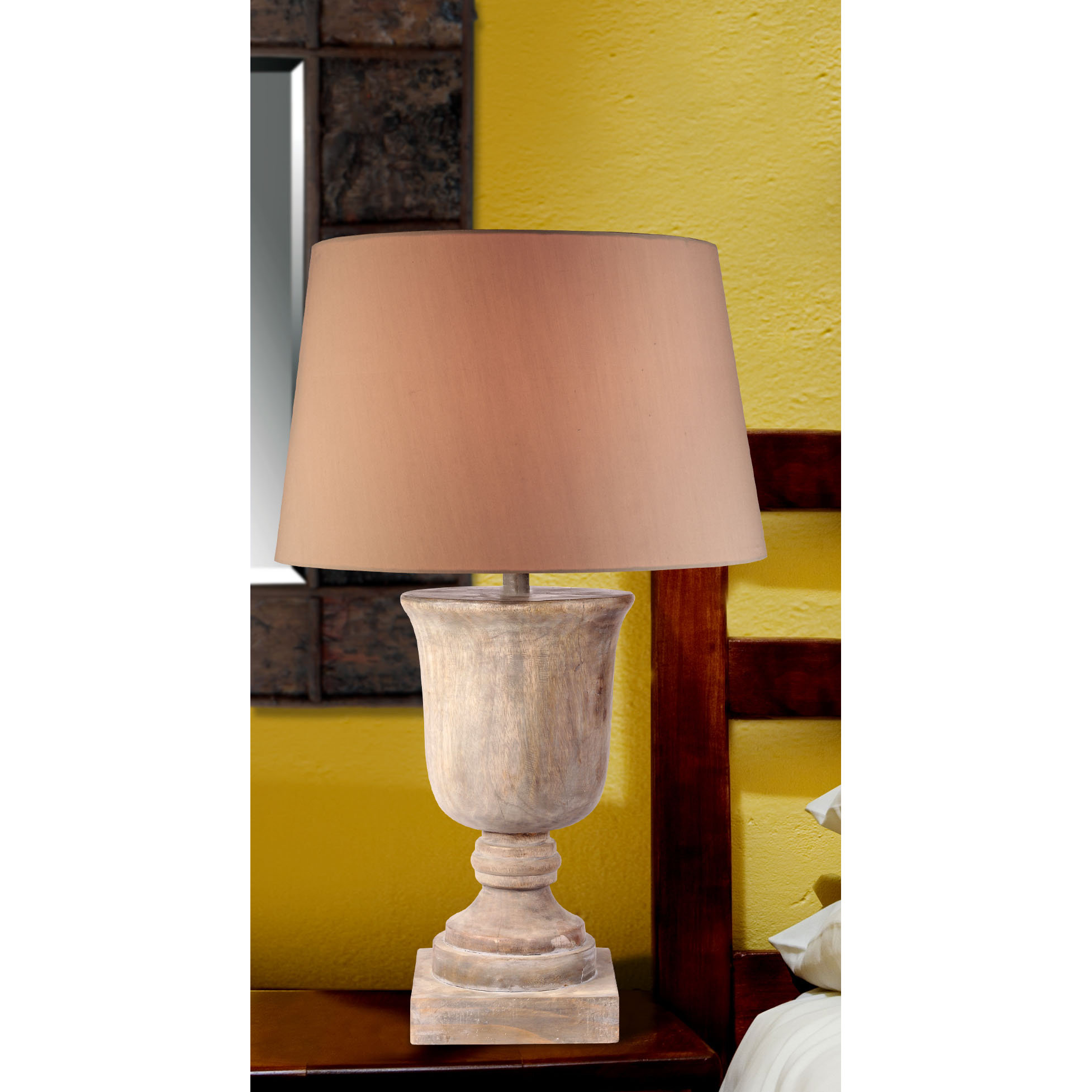 Wildon Home ® Hickory 20" H Table Lamp with Empire Shade & Reviews
