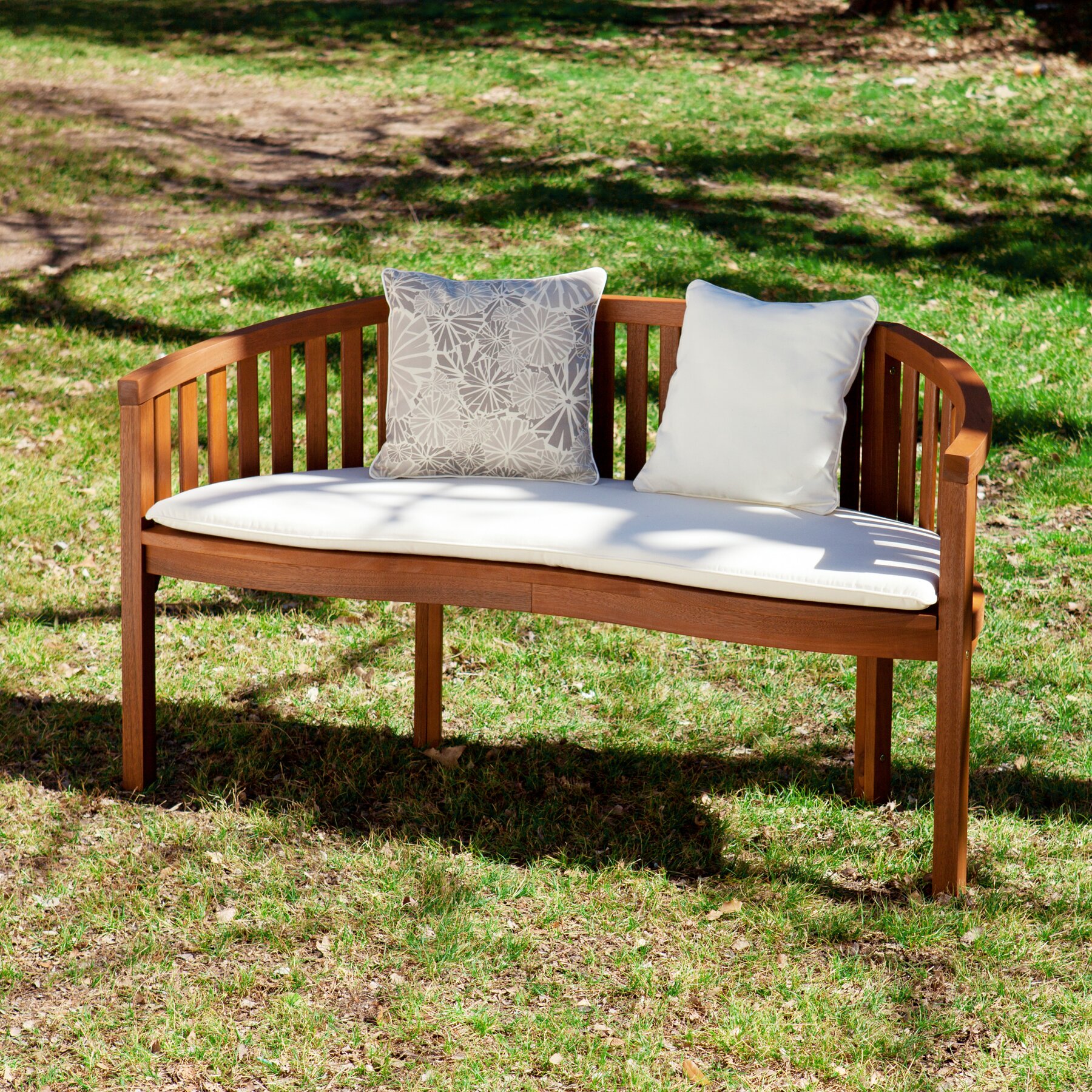 Darby Home Co Gridley Wood Garden Bench & Reviews | Wayfair