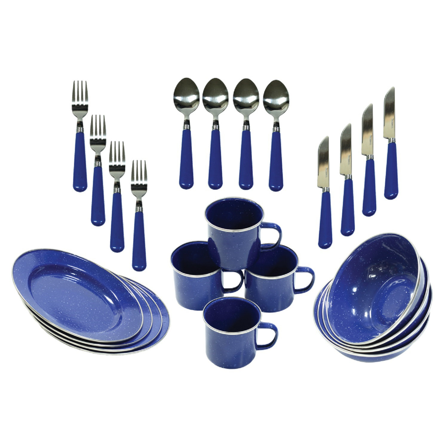 Stansport 24 Piece Camping Tableware Set & Reviews Wayfair