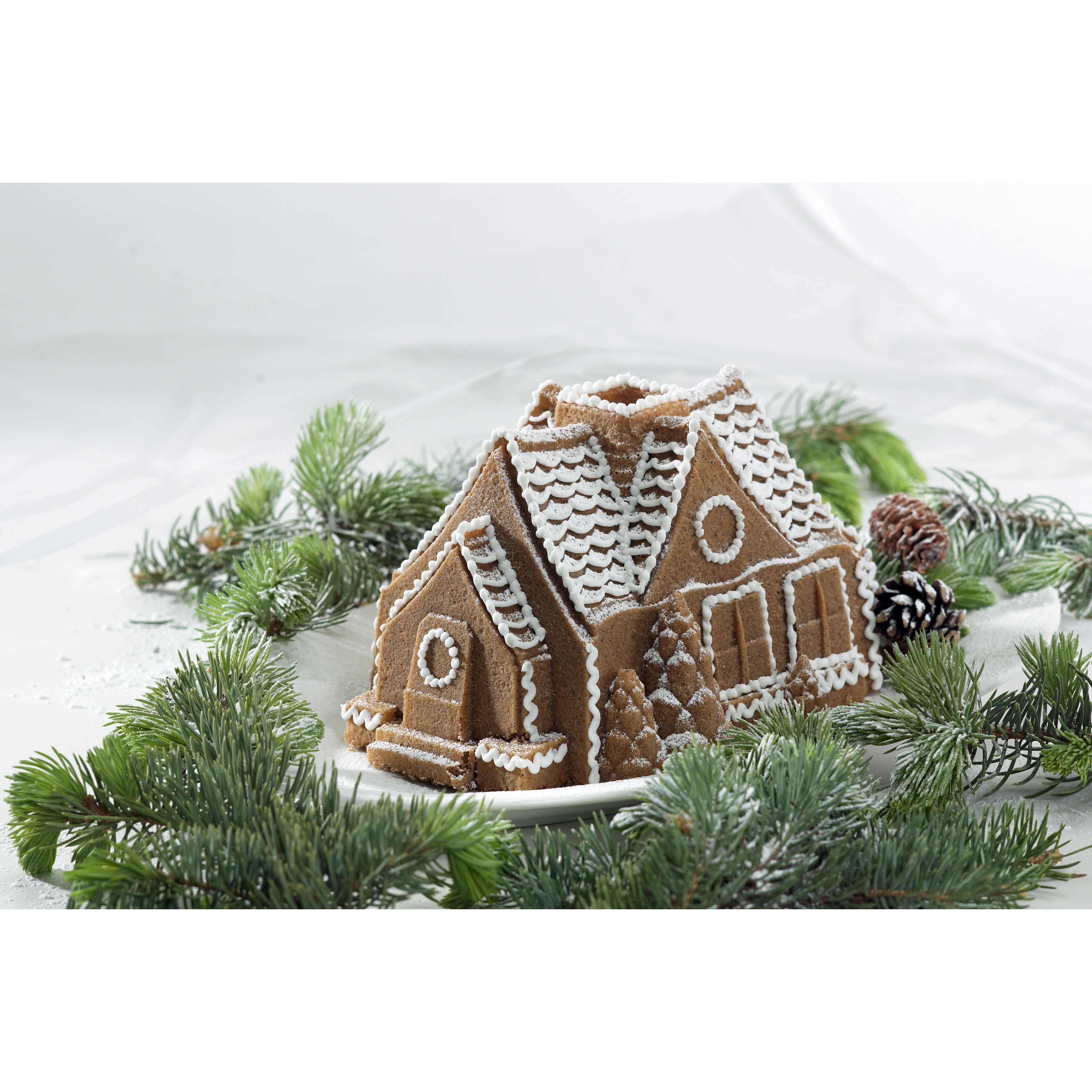 Nordic Ware Gingerbread House Bundt Pan & Reviews Wayfair