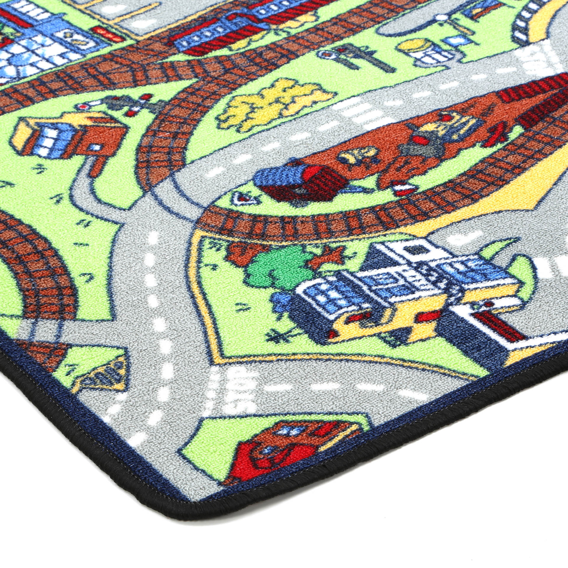 Learning Carpets Ride the Train Kids Rug & Reviews Wayfair