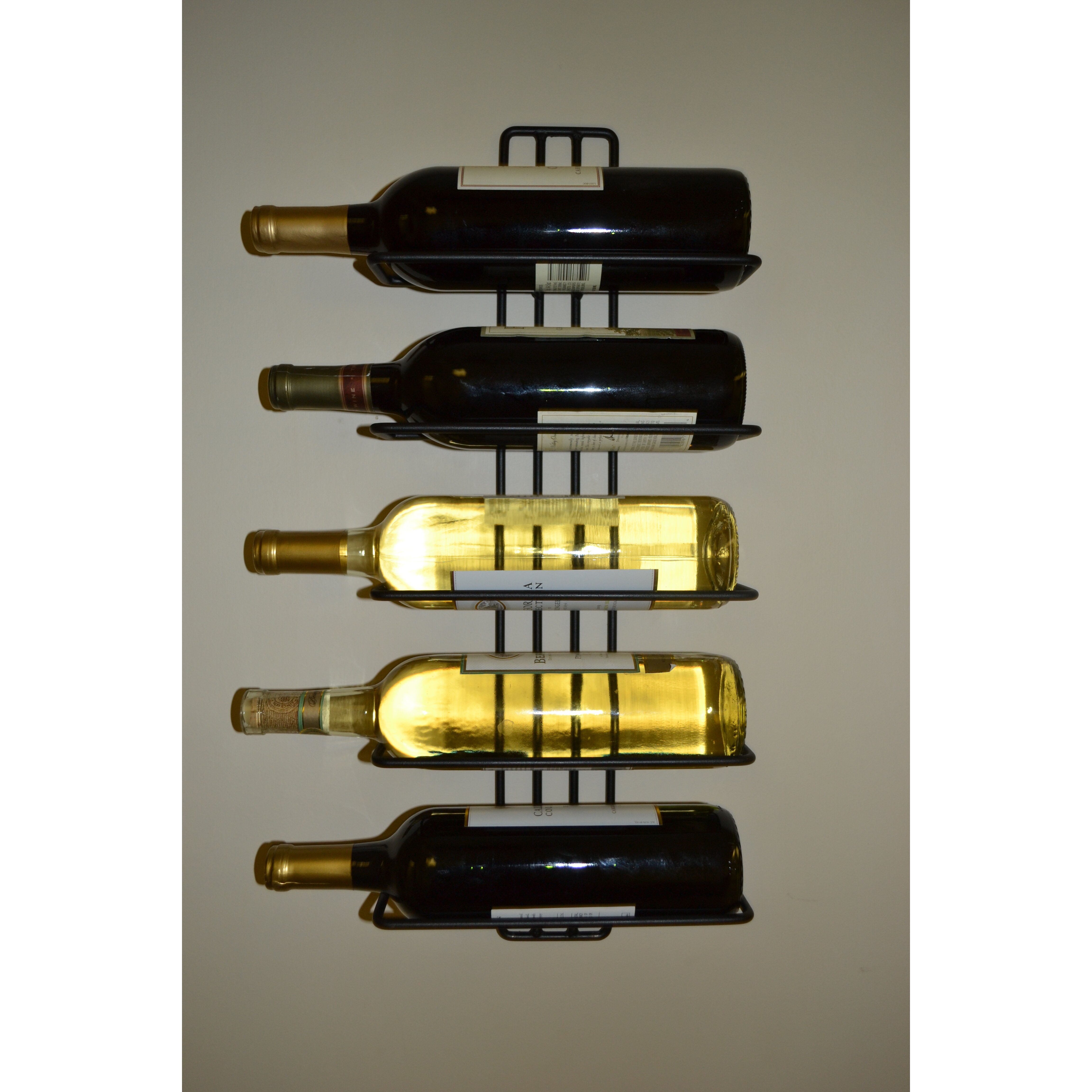 J & J Wire 5 Bottle Wall Mounted Wine Rack & Reviews Wayfair