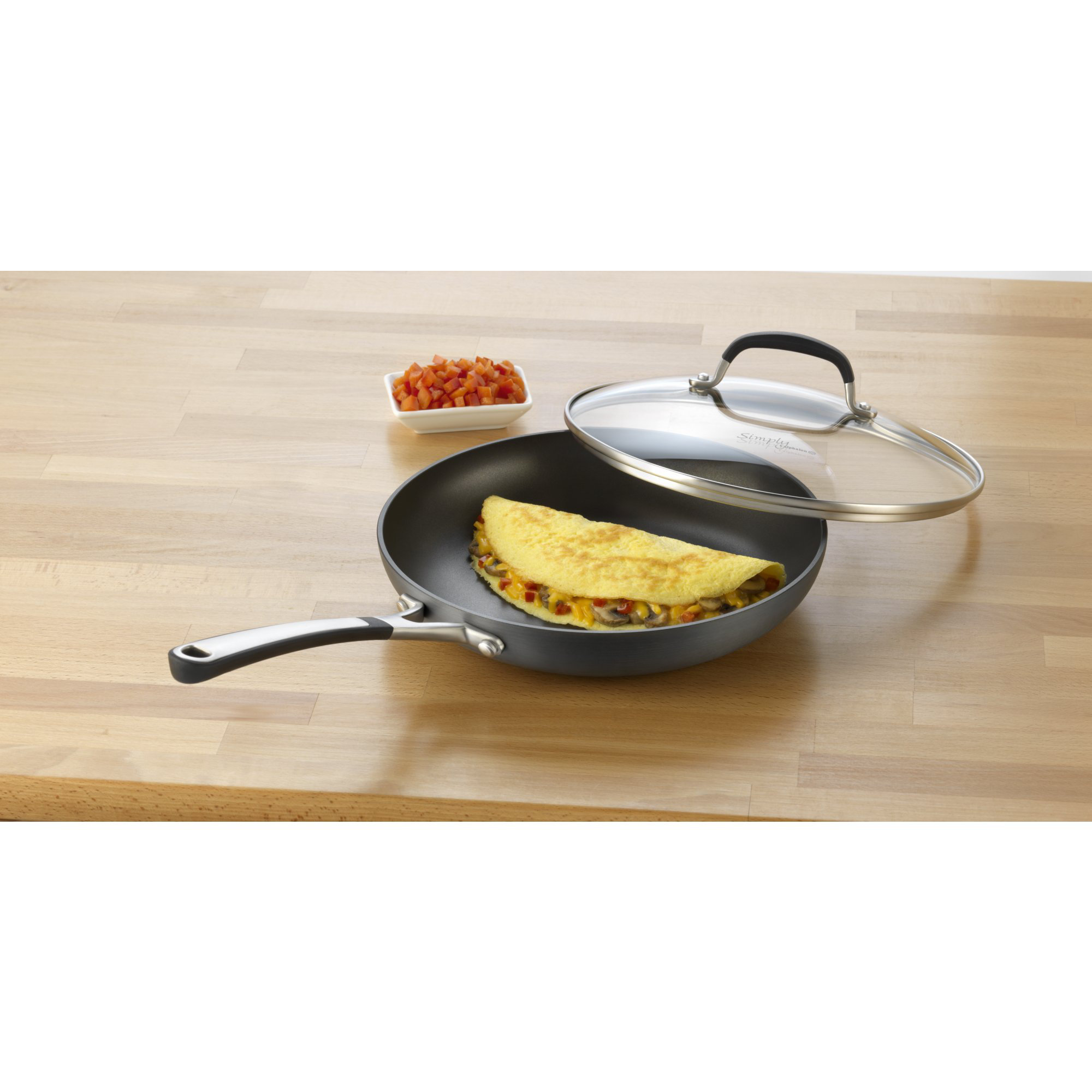Calphalon Simply Nonstick Omelette Pan with Lid & Reviews Wayfair