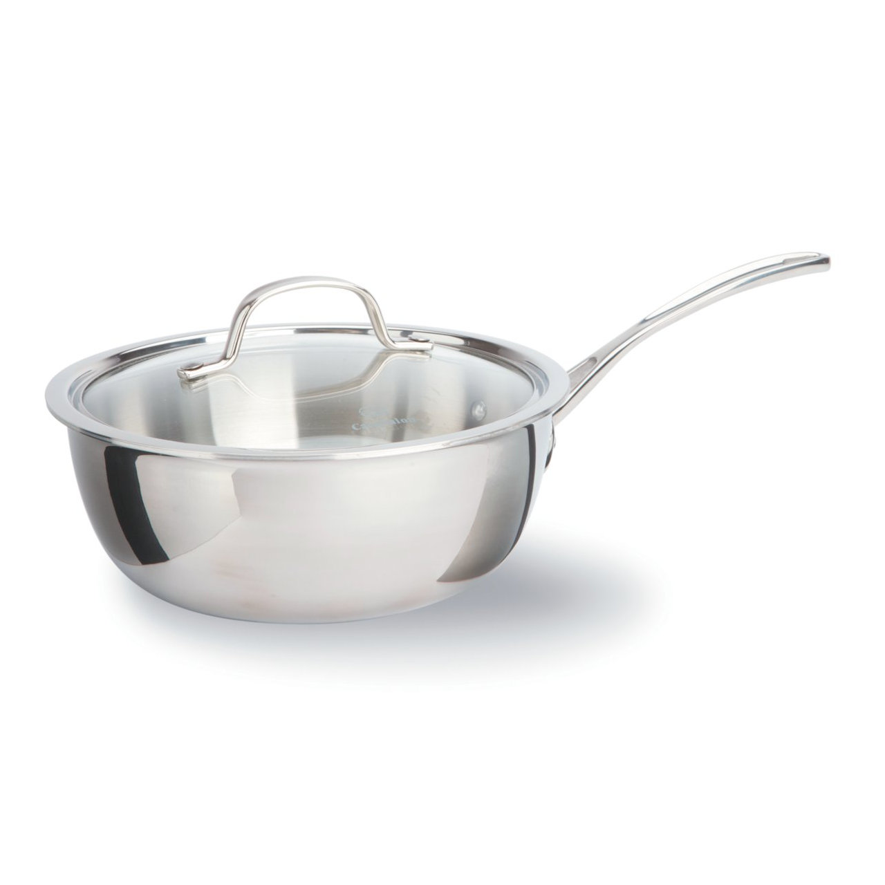 Calphalon TriPly Stainless Steel 3qt. Chef's Saute Pan with Lid