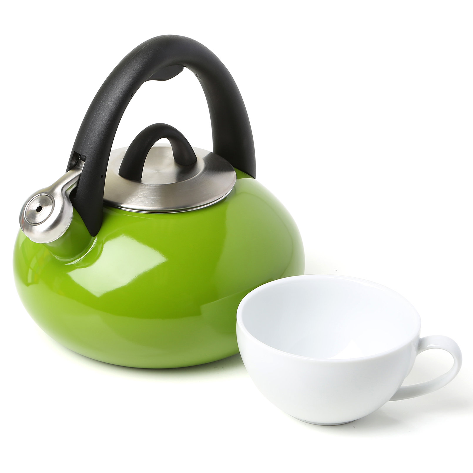 Calphalon Accessories 2 Qt. Enamel Tea Kettle & Reviews Wayfair