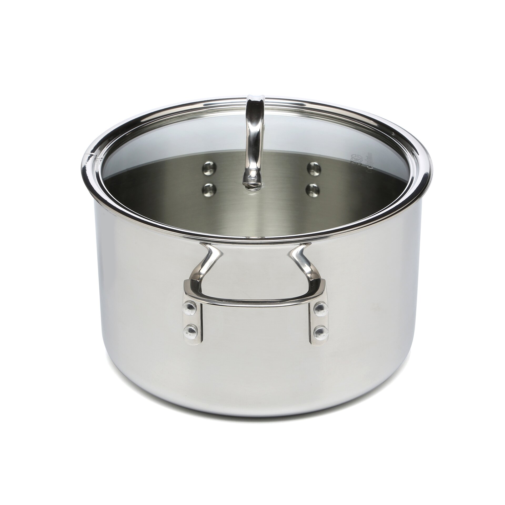 calphalon tri ply stainless steel 8 qt.stock po