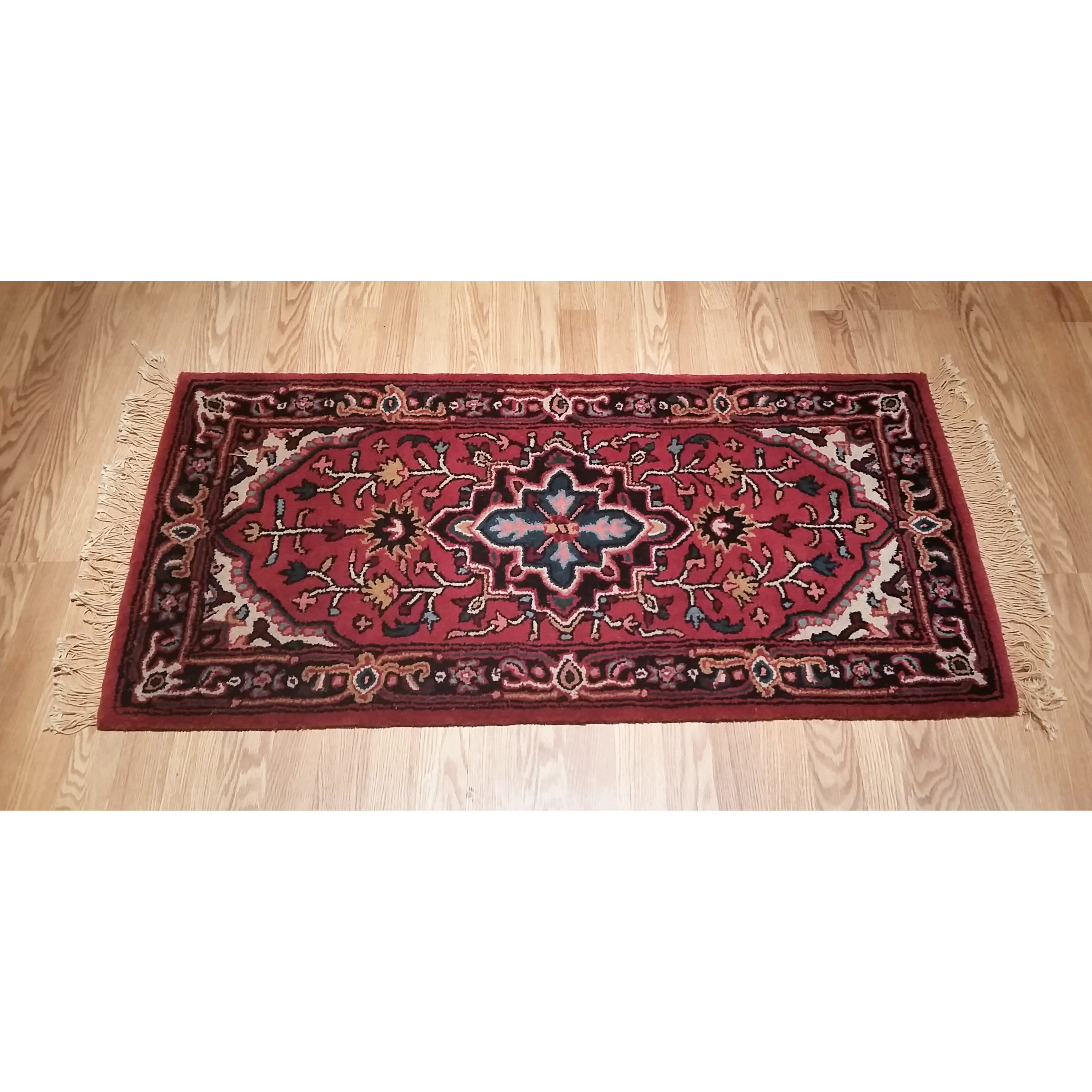 American Home Rug Co. American Home Classic Heriz Rust/Navy Area Rug