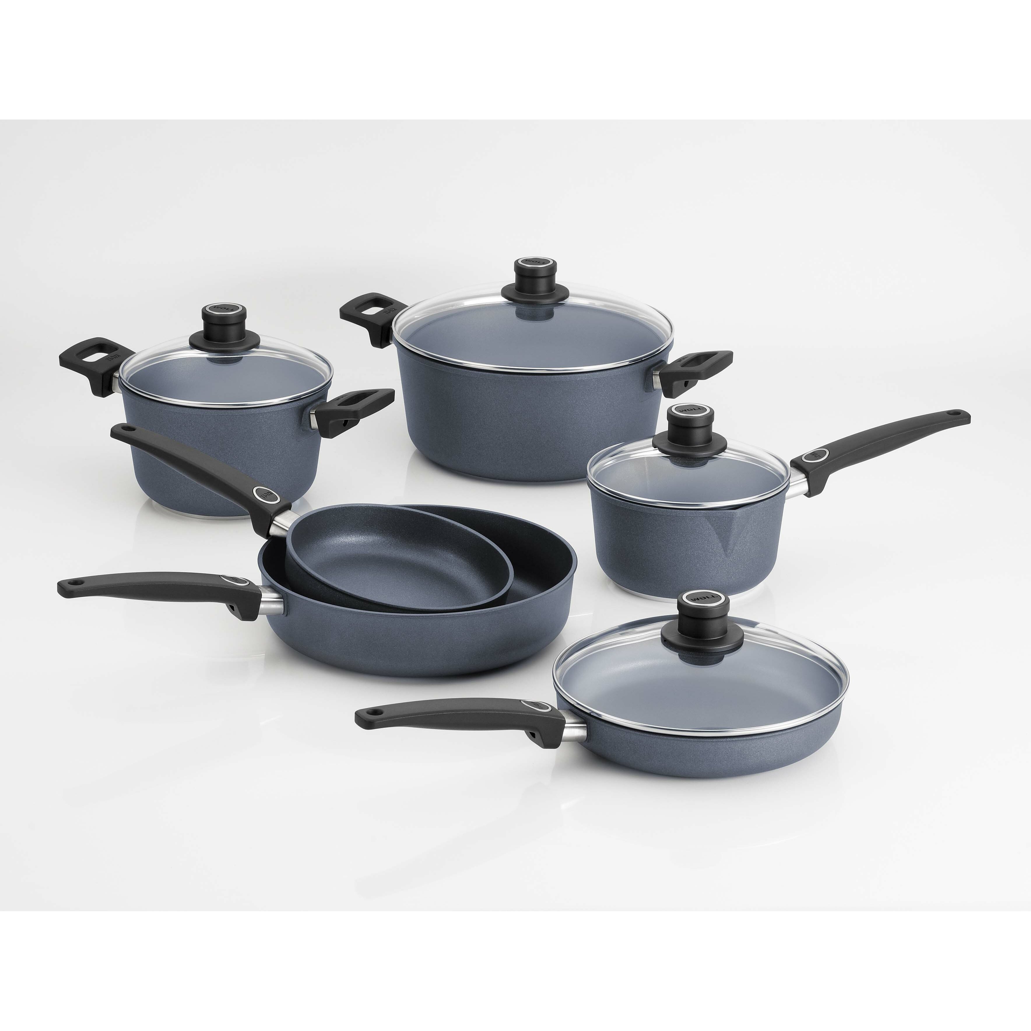 Woll Cookware Woll Diamond Plus\/Diamond Lite, Induction 10 Piece Cookware Set & Reviews  Wayfair