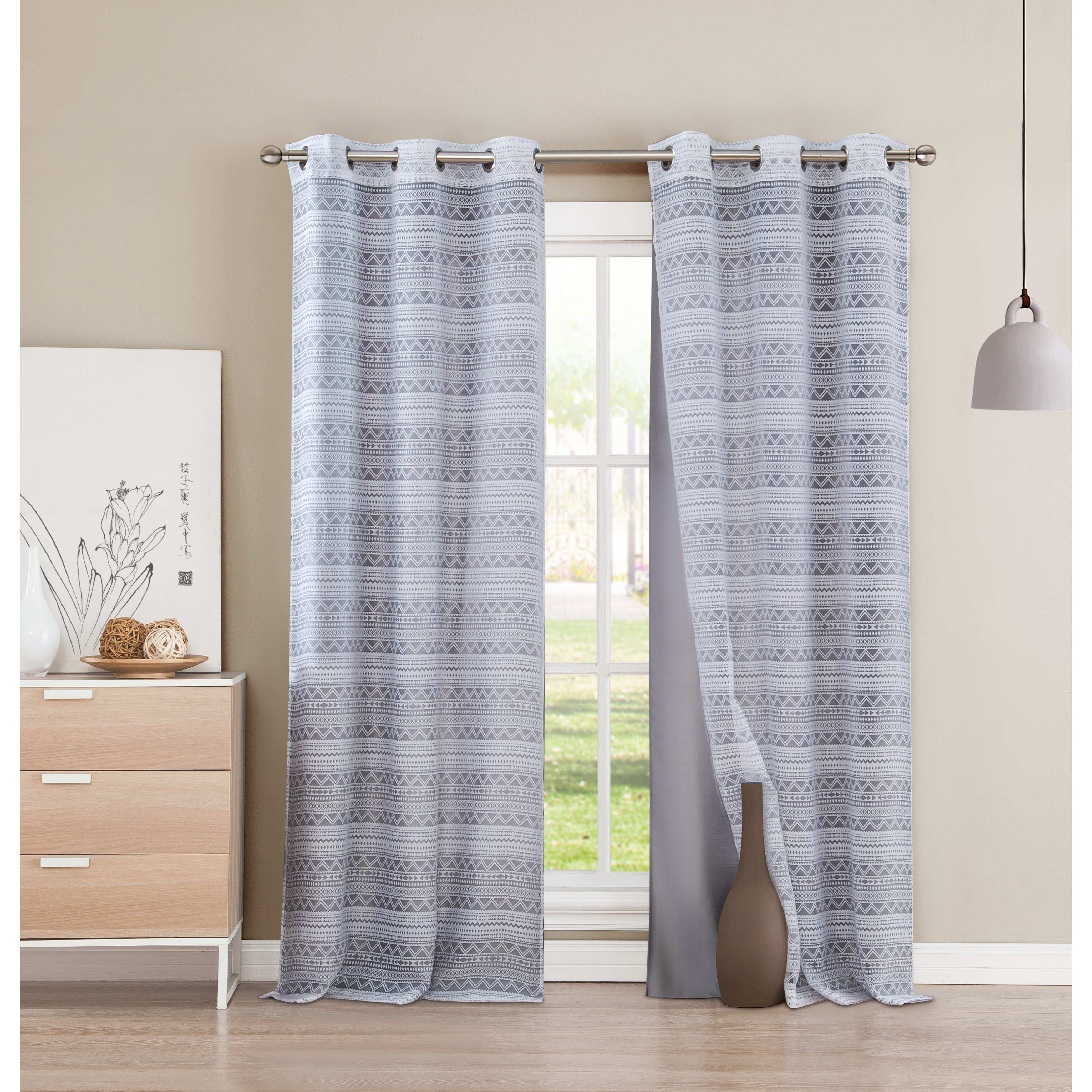 DR International Matilda 4 Piece Curtain Panel Set Wayfair