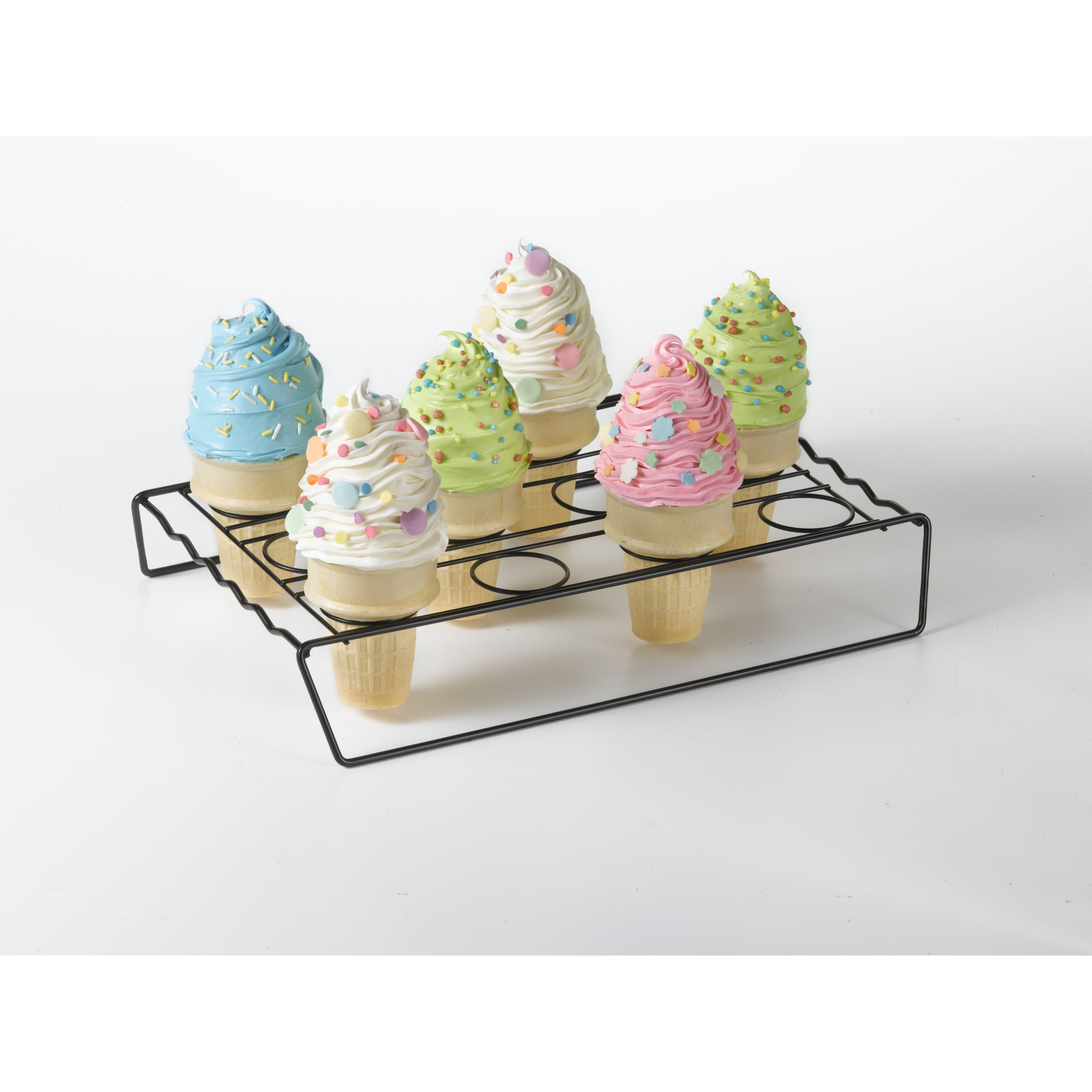 Nifty Home Products Ice Cream Cone Cupcake Baking Rack & Reviews Wayfair