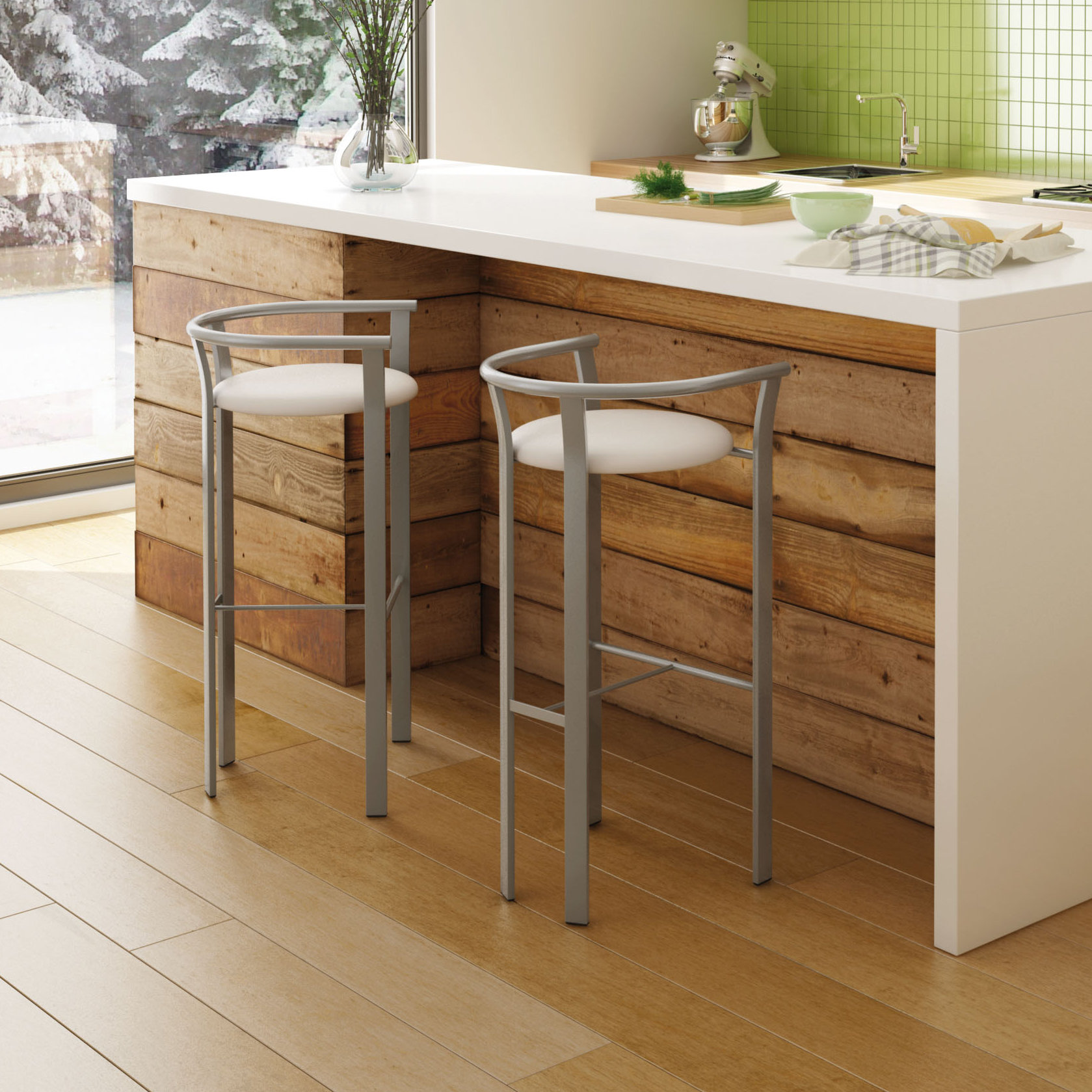 Amisco Eco Style 31" Bar Stool & Reviews Wayfair