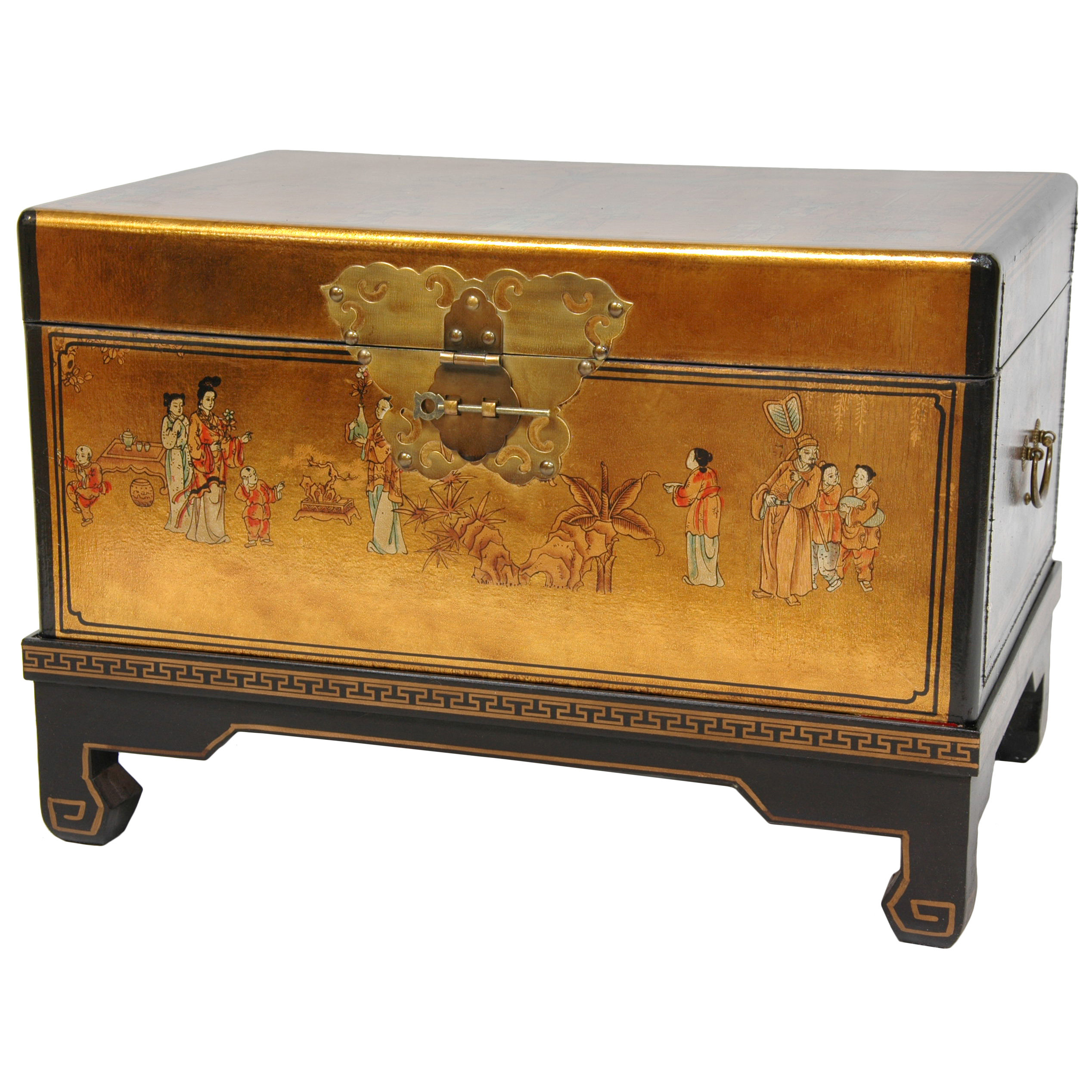  Oriental Furniture Lacquer Small Keepsake Trunk Reviews 