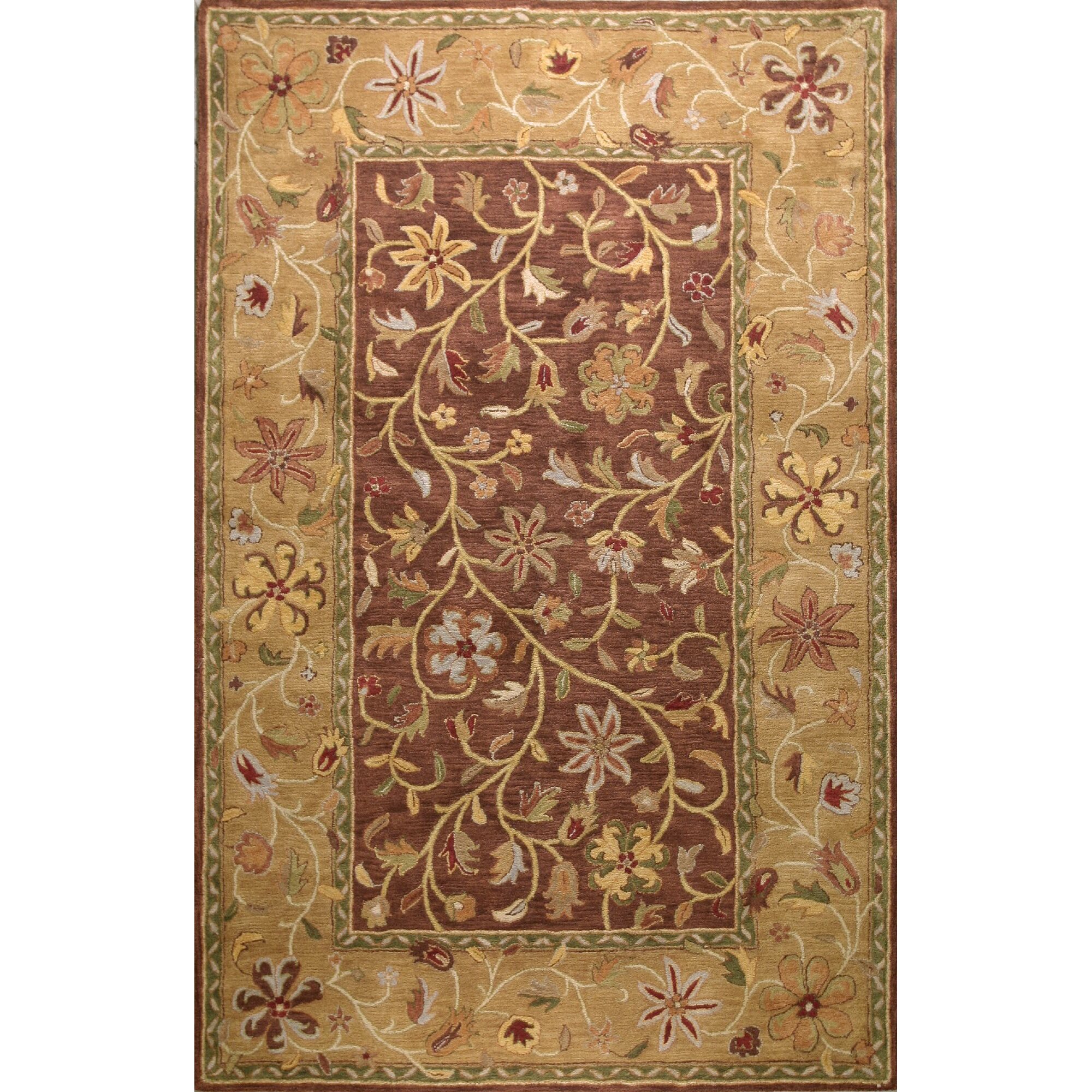 Bashian Rugs Essex Brown Area Rug & Reviews | Wayfair